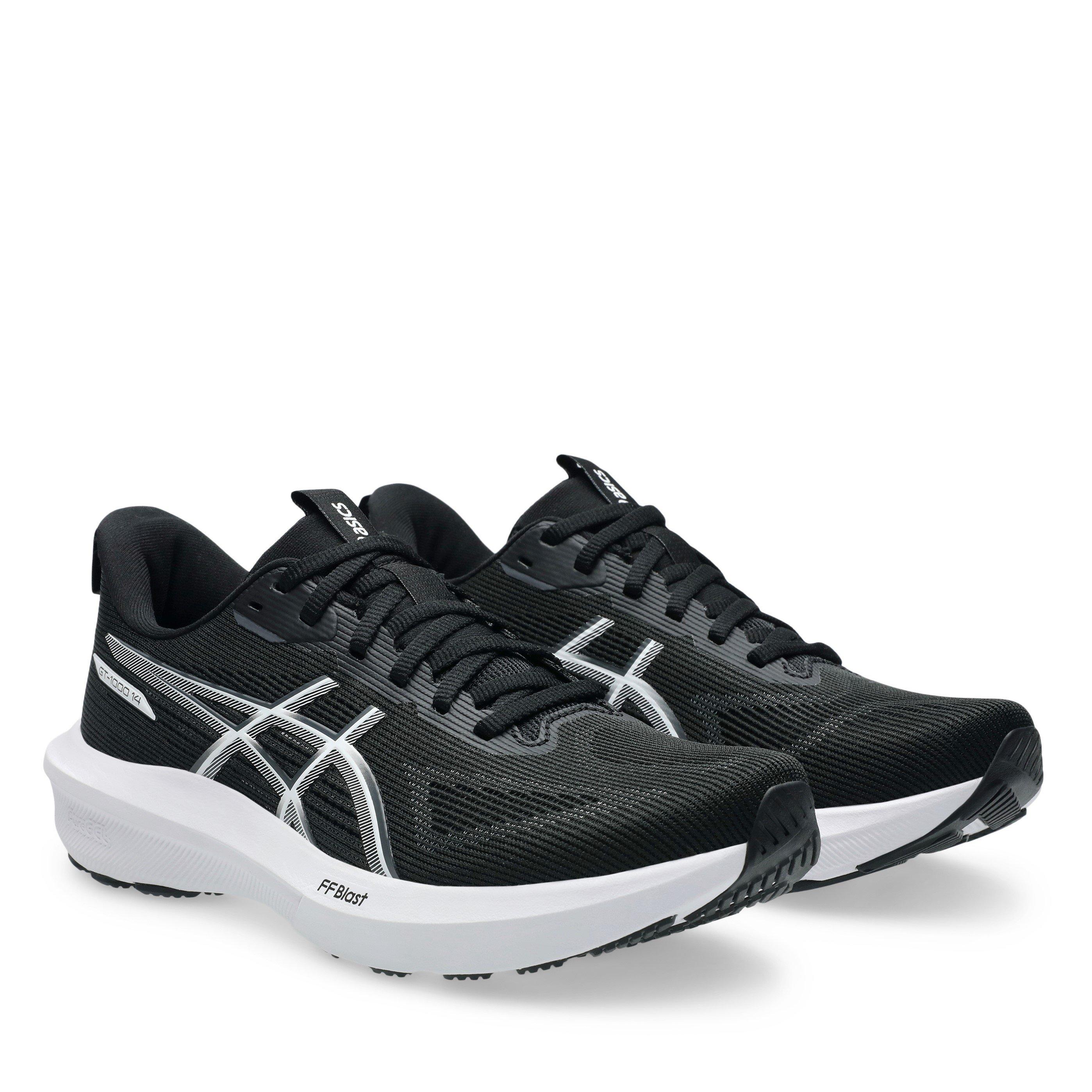 Black/White - Asics - Everyday Neutral Road Running Shoes - 4