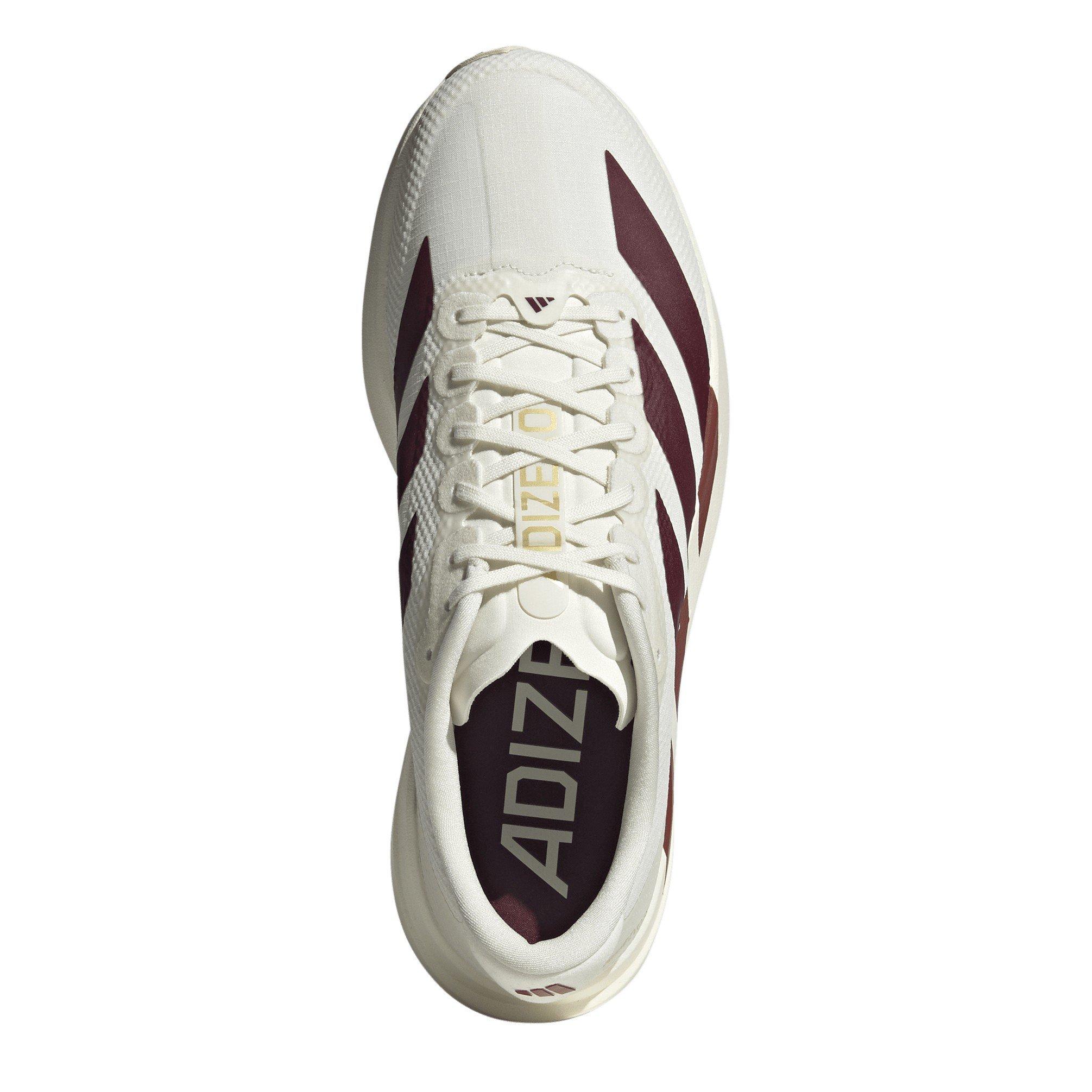 Wht/Maroon/Red - adidas - Adidas Adizero EVO SL Woven Mens Shoes - 5