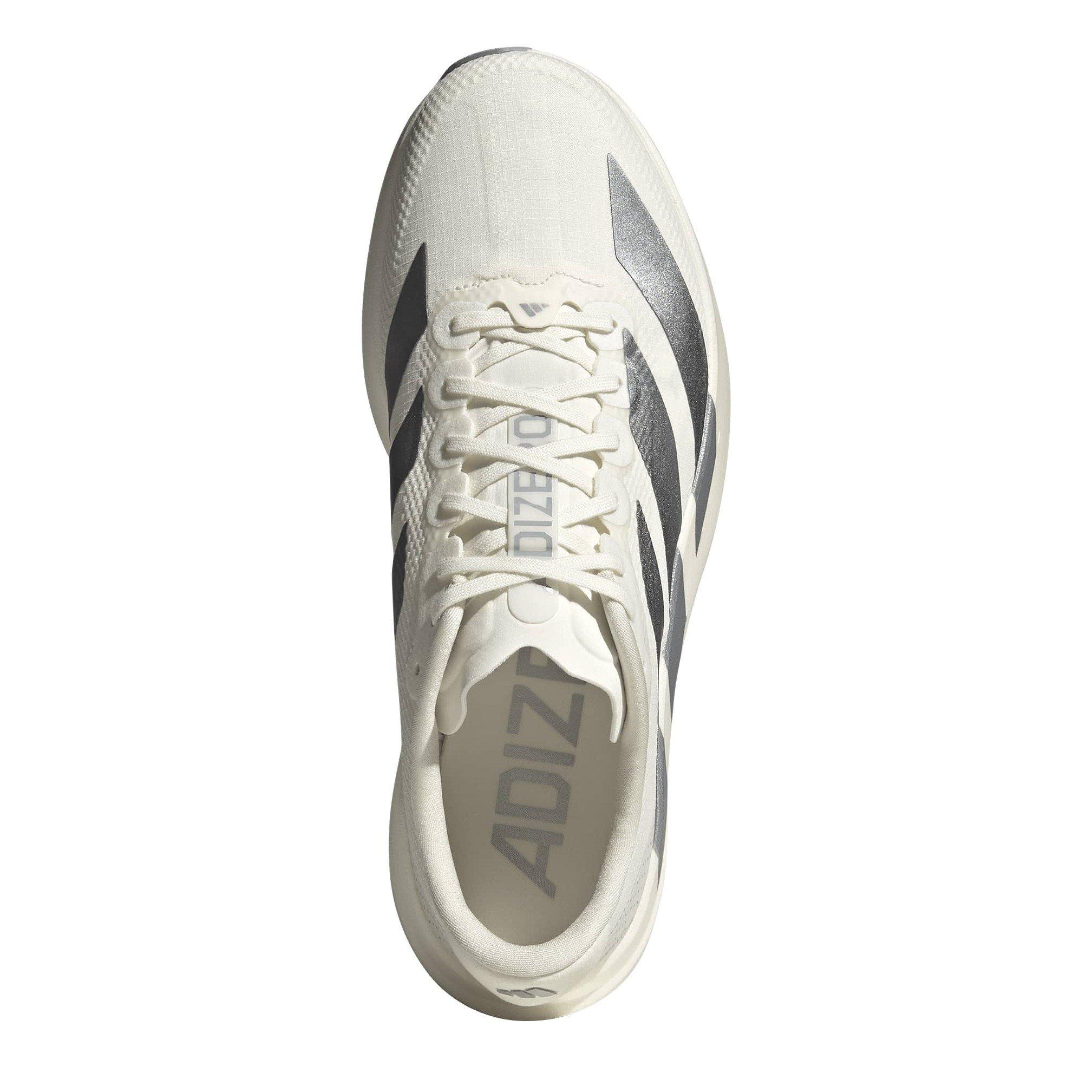 White/HalSilv - adidas - Adizero EVO SL Mens Shoes - 5
