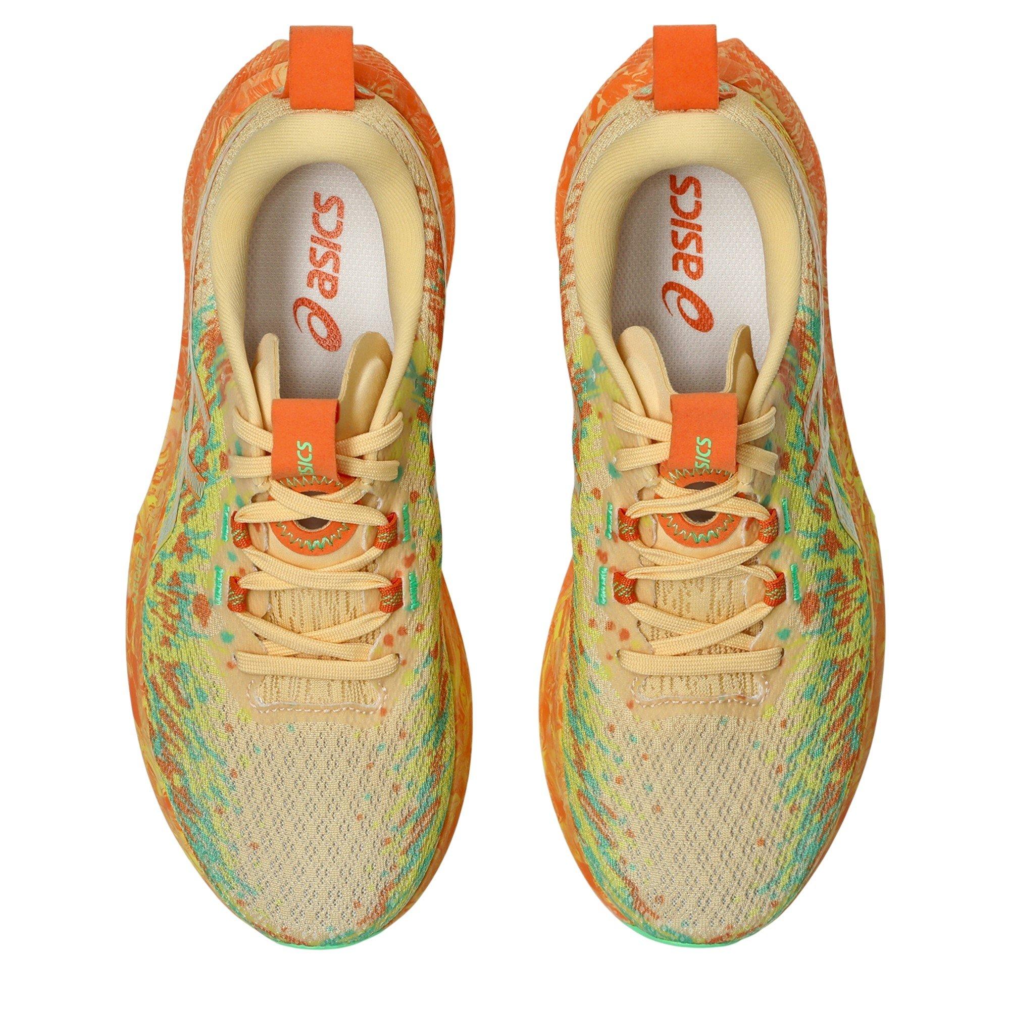 Orange/Lemon - Asics - Women's Noosa Tri Fast Neutral Road Running Shoes - 6
