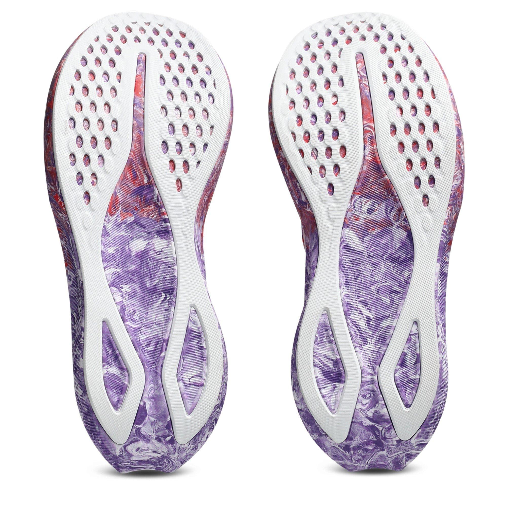 White/Purple - Asics - Noosa Tri Fast Neutral Road Running Shoes - 3