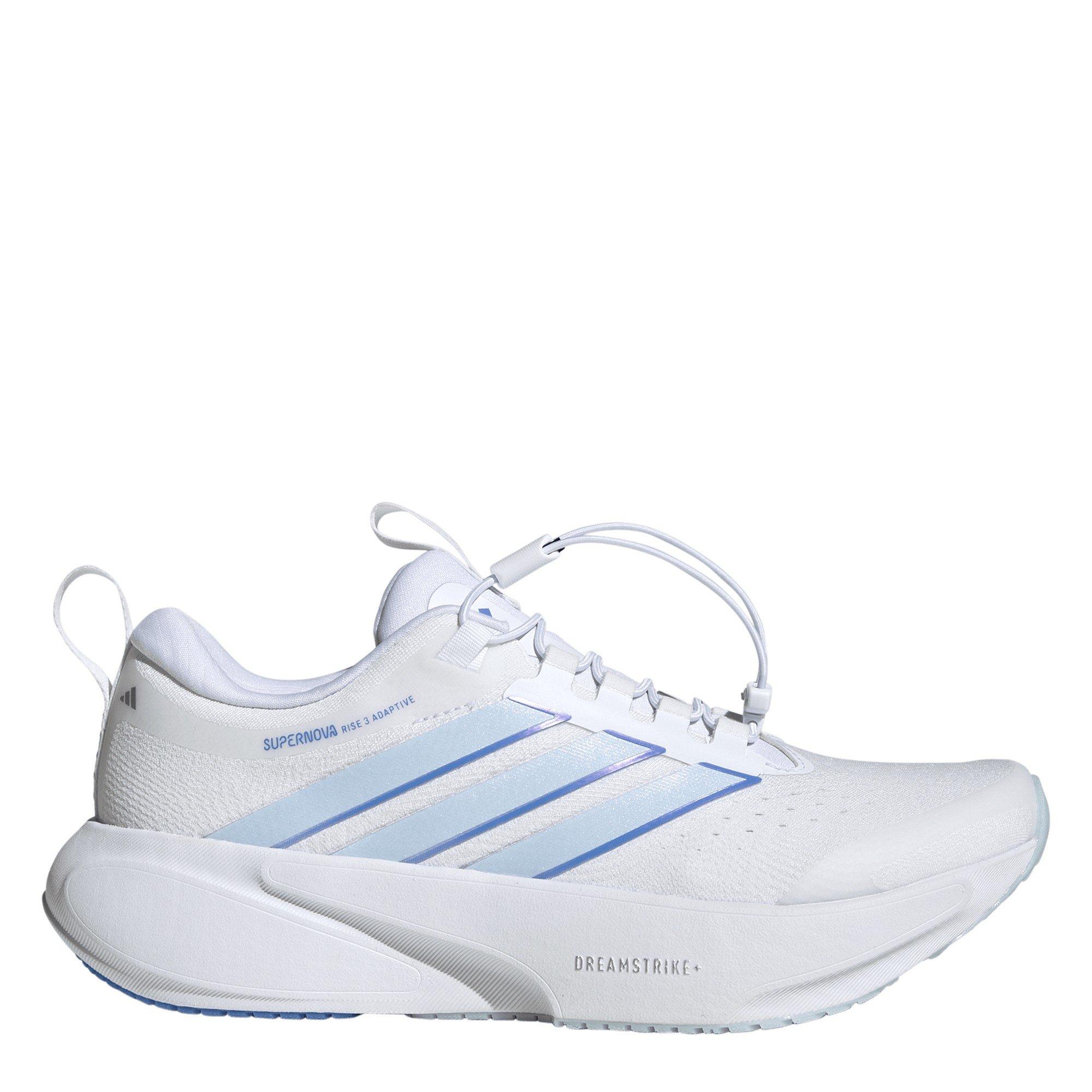 Adidas Women's Supernova Rise 3 Adaptive Running Shoes - White/Blue/Met - 5 (38)