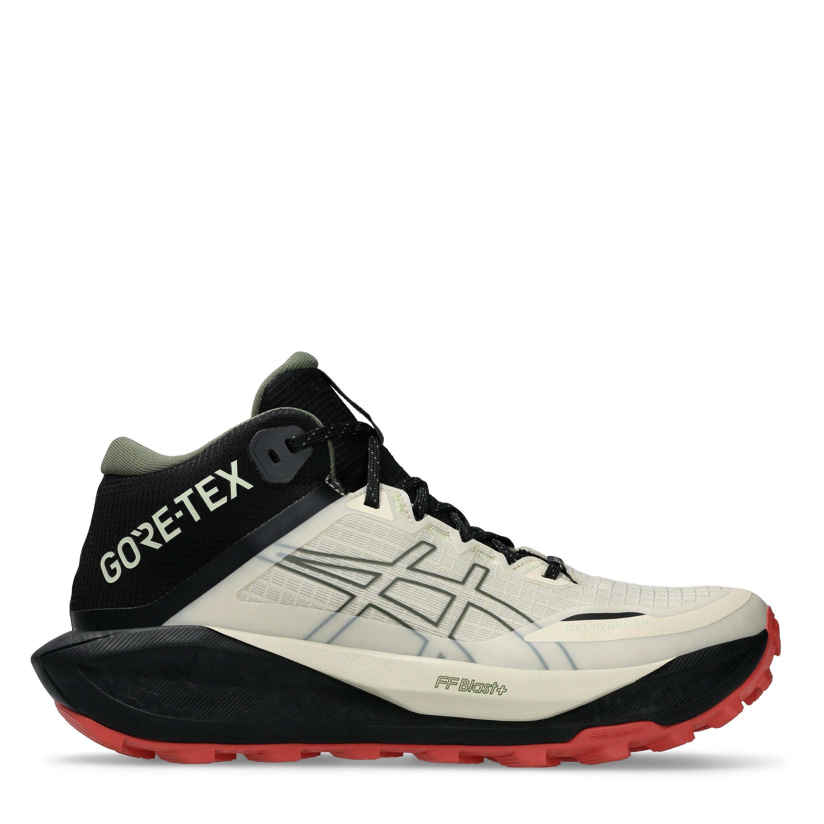 Asics Women's Gel Trabuco Off-Road Trail Running Shoes - Vanilla/Green - 6 (39.5)