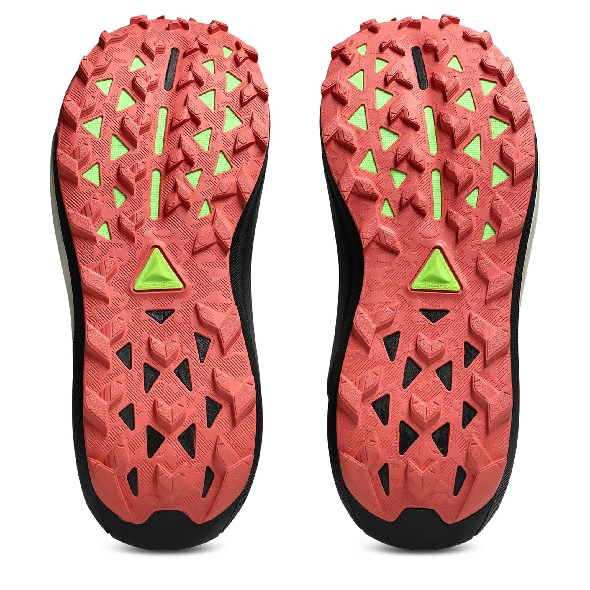 Vanilje/Grøn - Asics - Gel Trabuco Off-Road Trail Running Shoes - 3