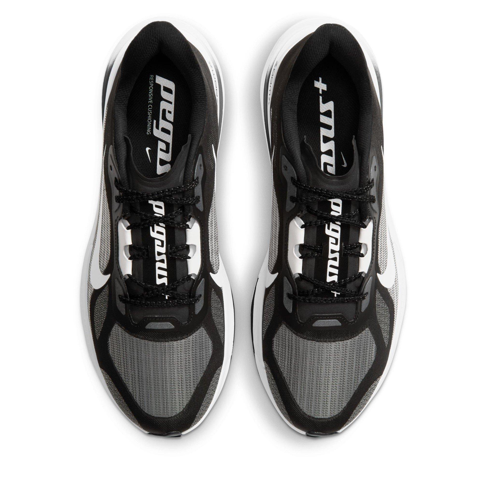 Black/White - Nike - Pegasus Plus 2 Men's Road Running Shoes - 6