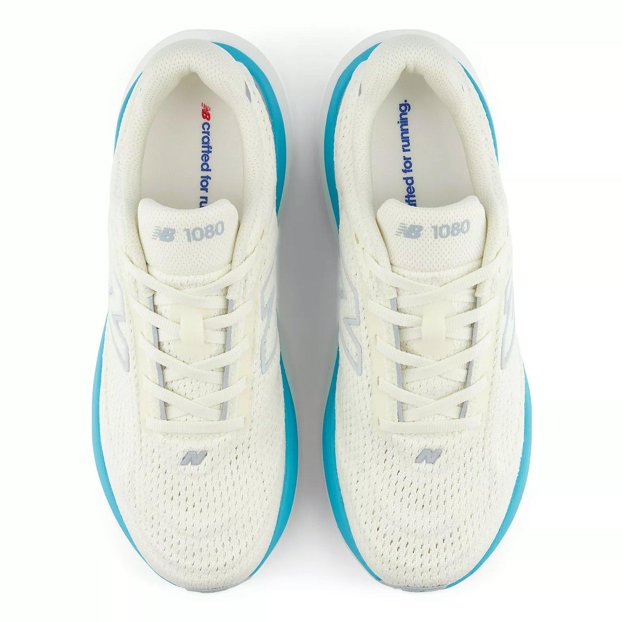 Angora/Blue - New Balance - Infinion 1080v15 Womens Running Shoes - 4