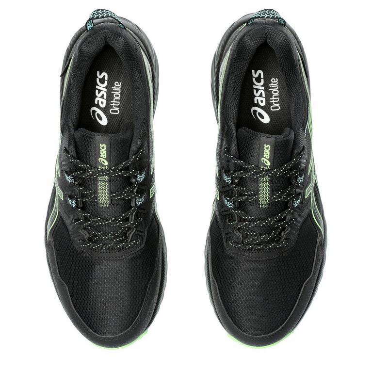 Noir/Vert - Asics - GEL-Venture 9 Waterproof Men's Trail Running Shoes - 6