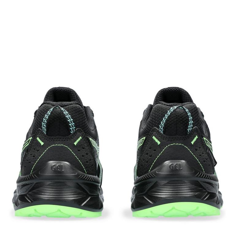 Noir/Vert - Asics - GEL-Venture 9 Waterproof Men's Trail Running Shoes - 7