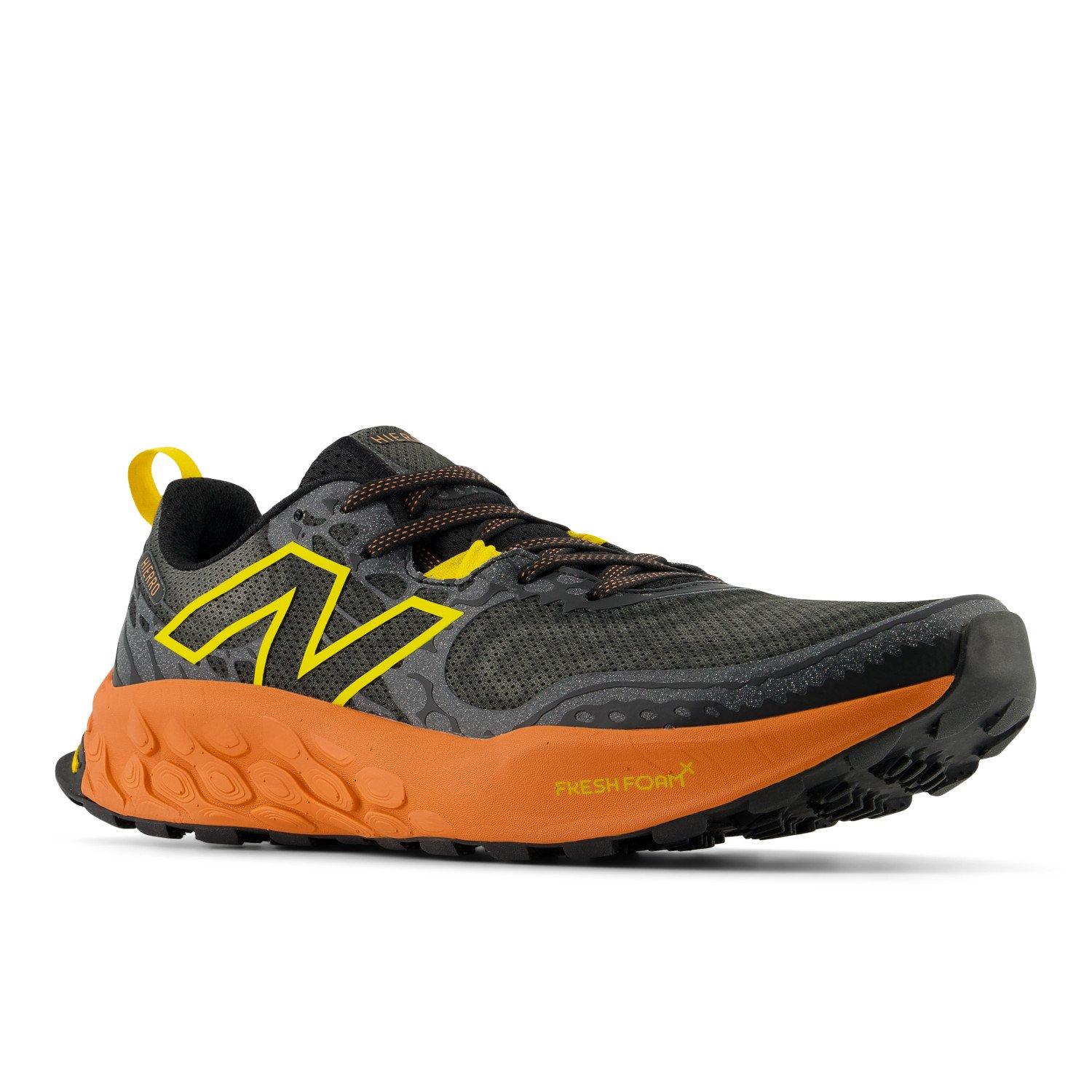 Zwart/Oranje - New Balance - v8 Mens Trail Running Shoes - 7
