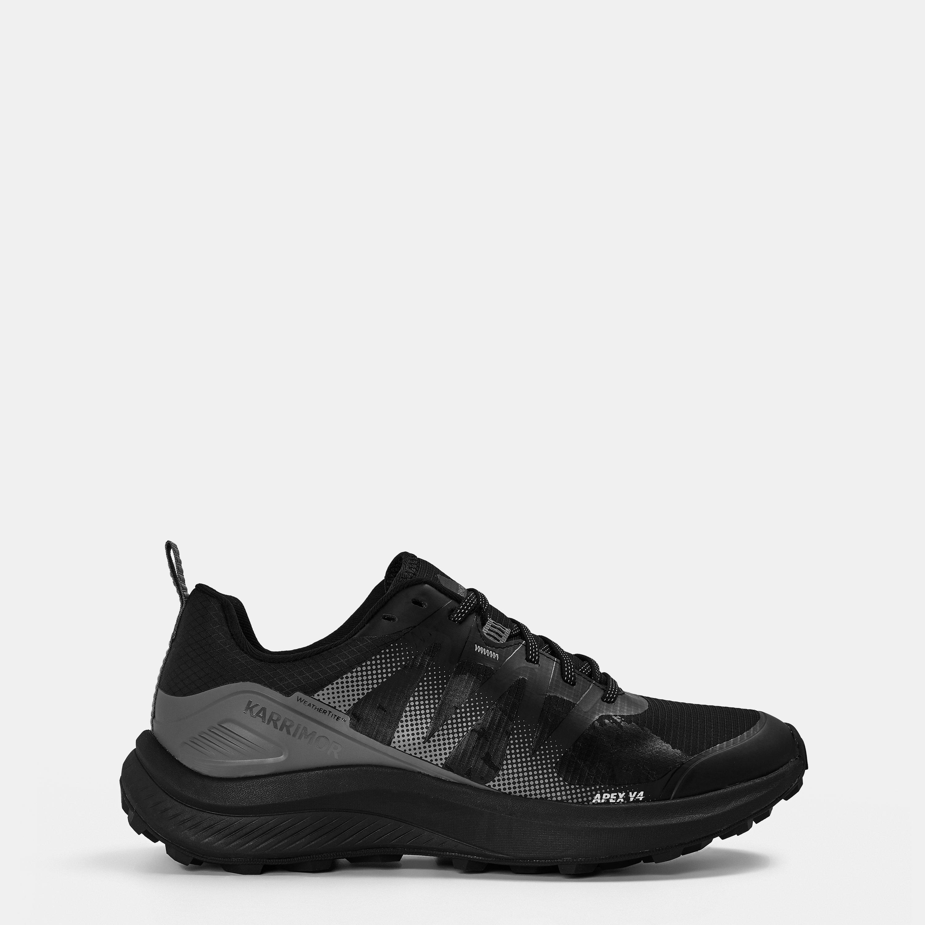 Black/Black - Karrimor - Apex v4 Waterproof Running Shoes Mens - 1