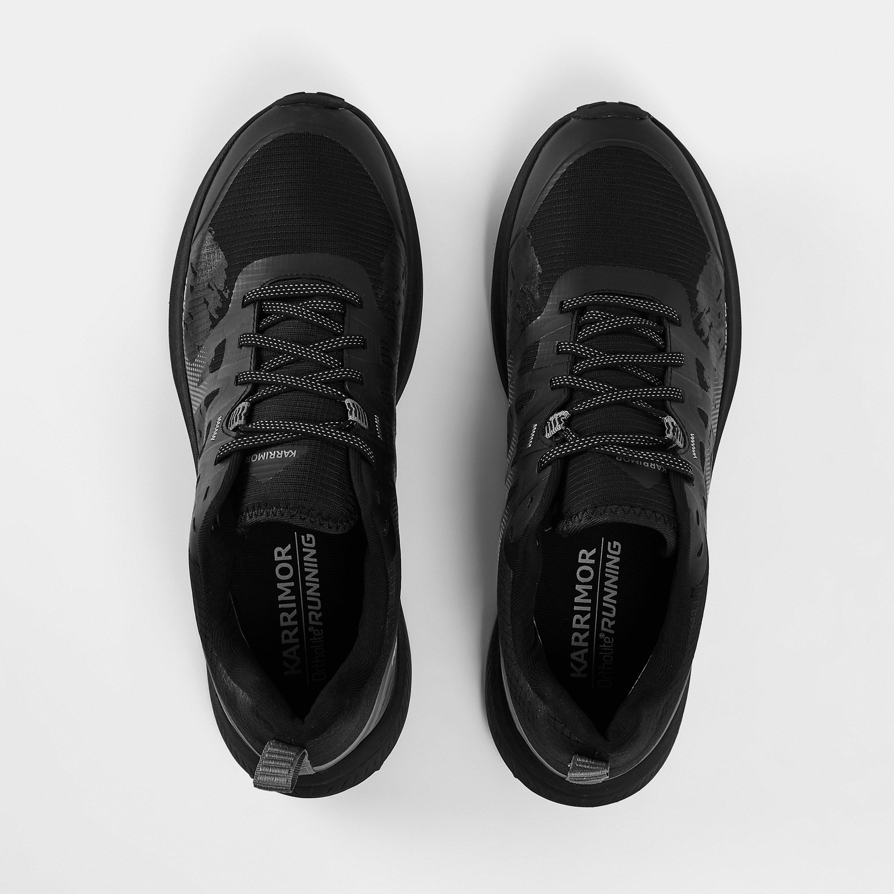 Zwart/Zwart - Karrimor - Apex v4 Waterproof Running Shoes Mens - 6