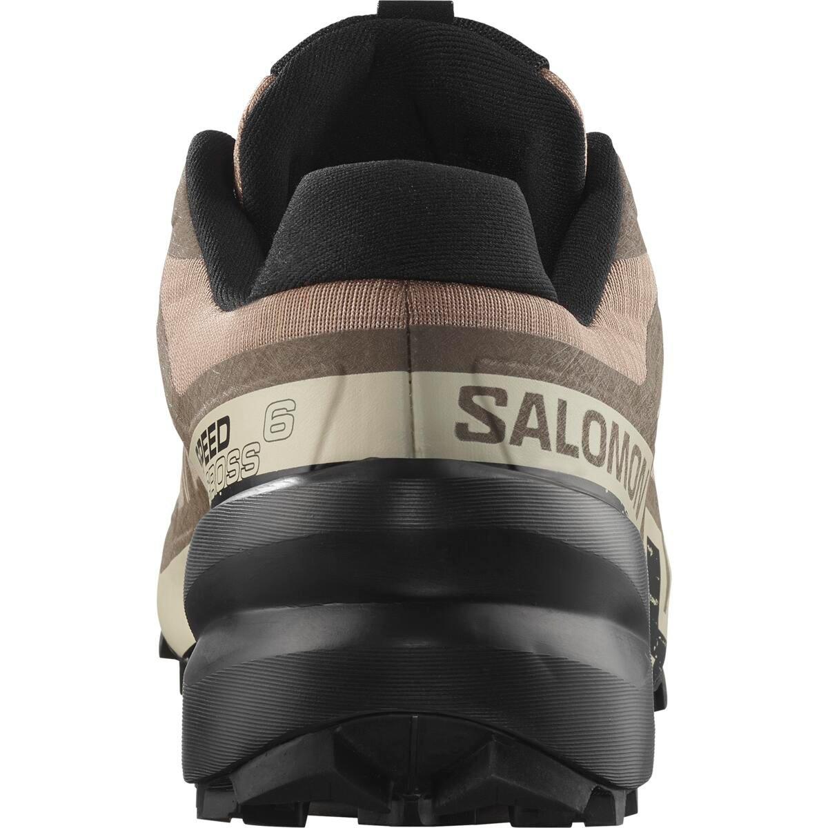 Natrual/Black - Salomon - Speedcross 6 Trail Running Shoes Mens - 4