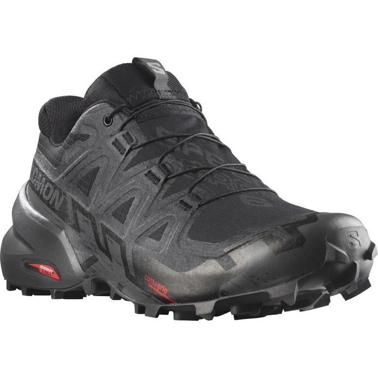 Noir/Noir - Salomon - Speedcross 6 GoreTex Men's Trail Running Shoes - 2