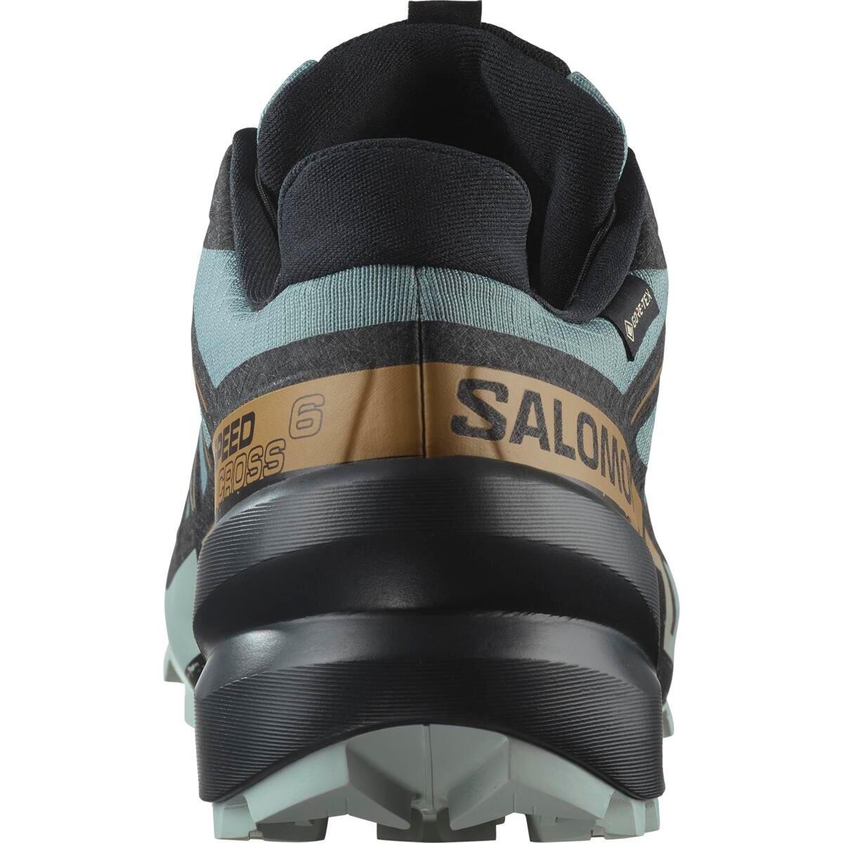 Trooper/Black - Salomon - Speedcross 6 GTX Trail Running Shoes Mens - 3