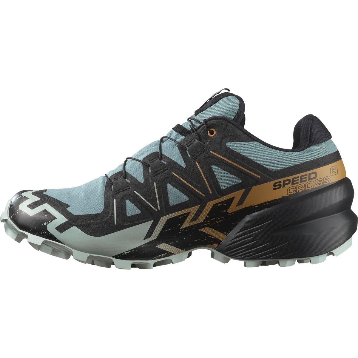 Trooper/Black - Salomon - Speedcross 6 GTX Trail Running Shoes Mens - 4