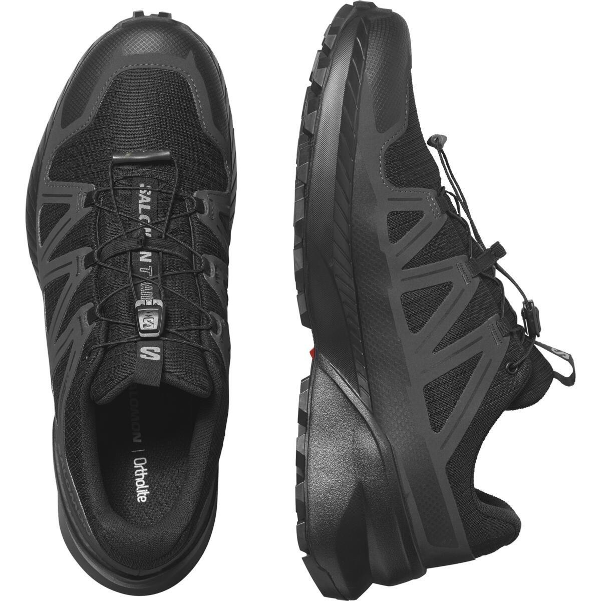 Zwart/Zwart - Salomon - Speedcross Peak GoreTex Trail Running Shoes Mens - 6