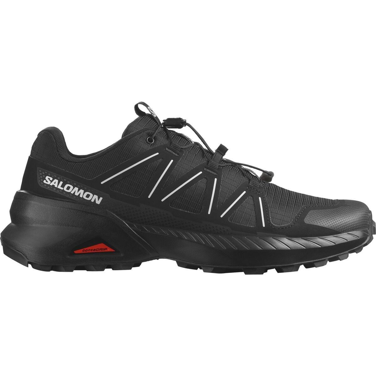 Black/Black - Salomon - Speedcross Peak Trail Running Shoes Mens - 1