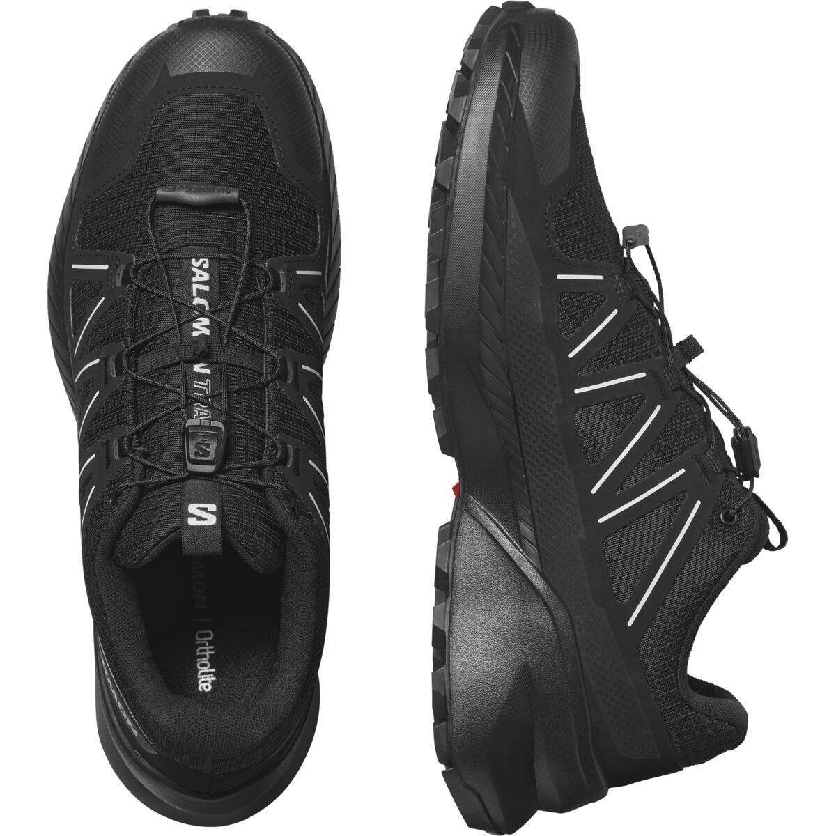 Black/Black - Salomon - Speedcross Peak Men's Trail Running Shoes - 6