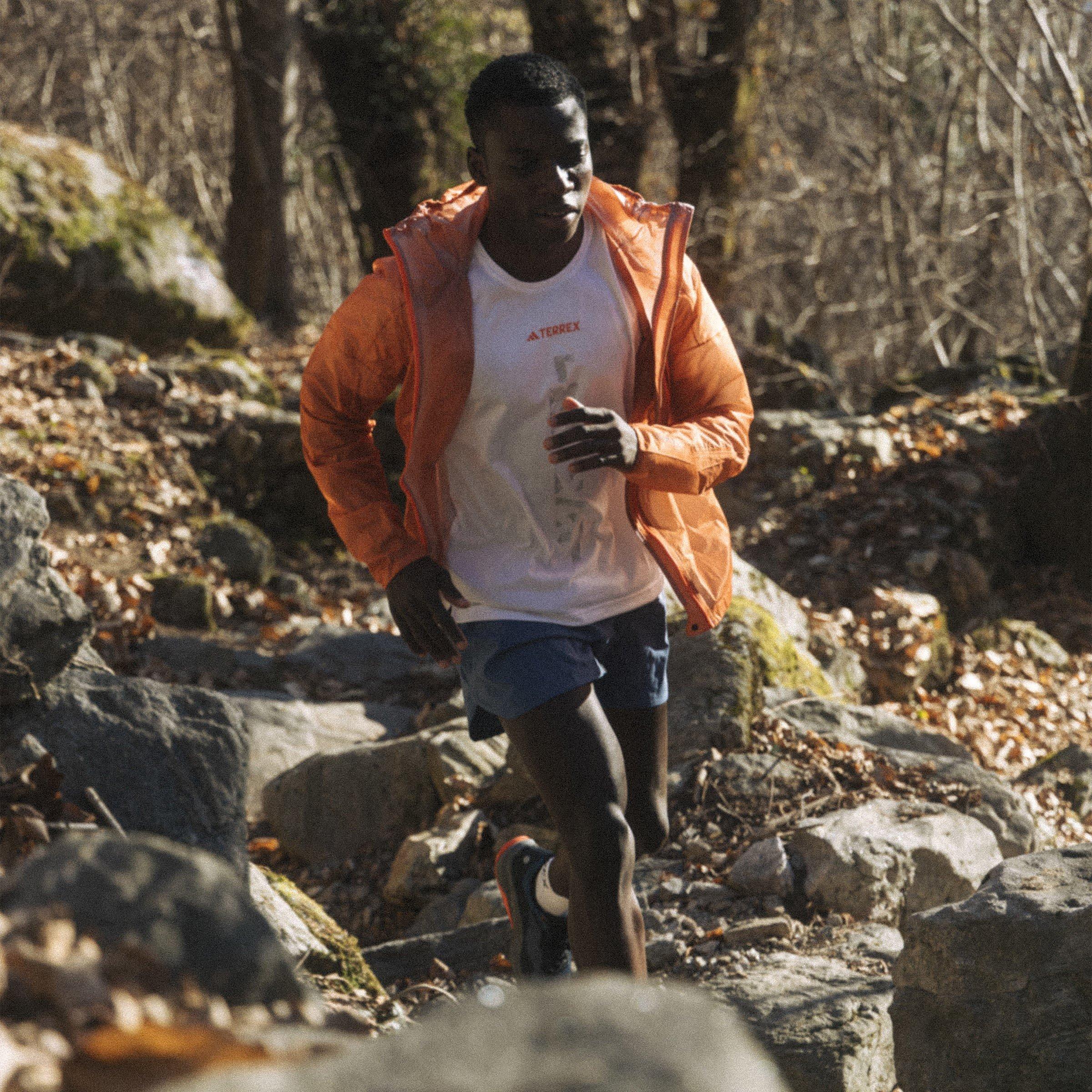 Čelik/Crna - adidas - Terrex Trail Rider Gore-Tex Trail Mens Running Shoes - 14