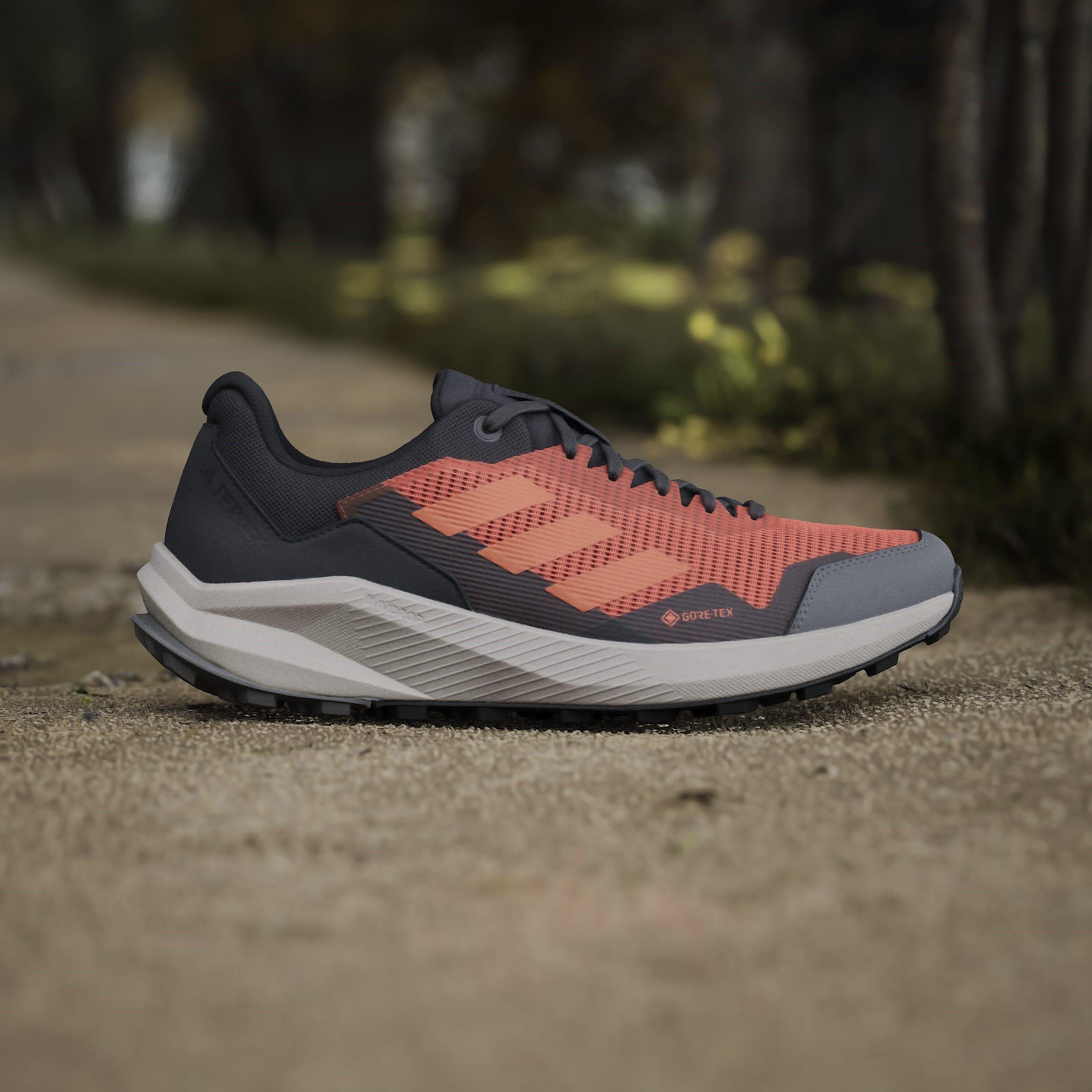 Orange/Black - adidas - Terrex Trail Rider Gore-Tex Trail Mens Running Shoes - 11