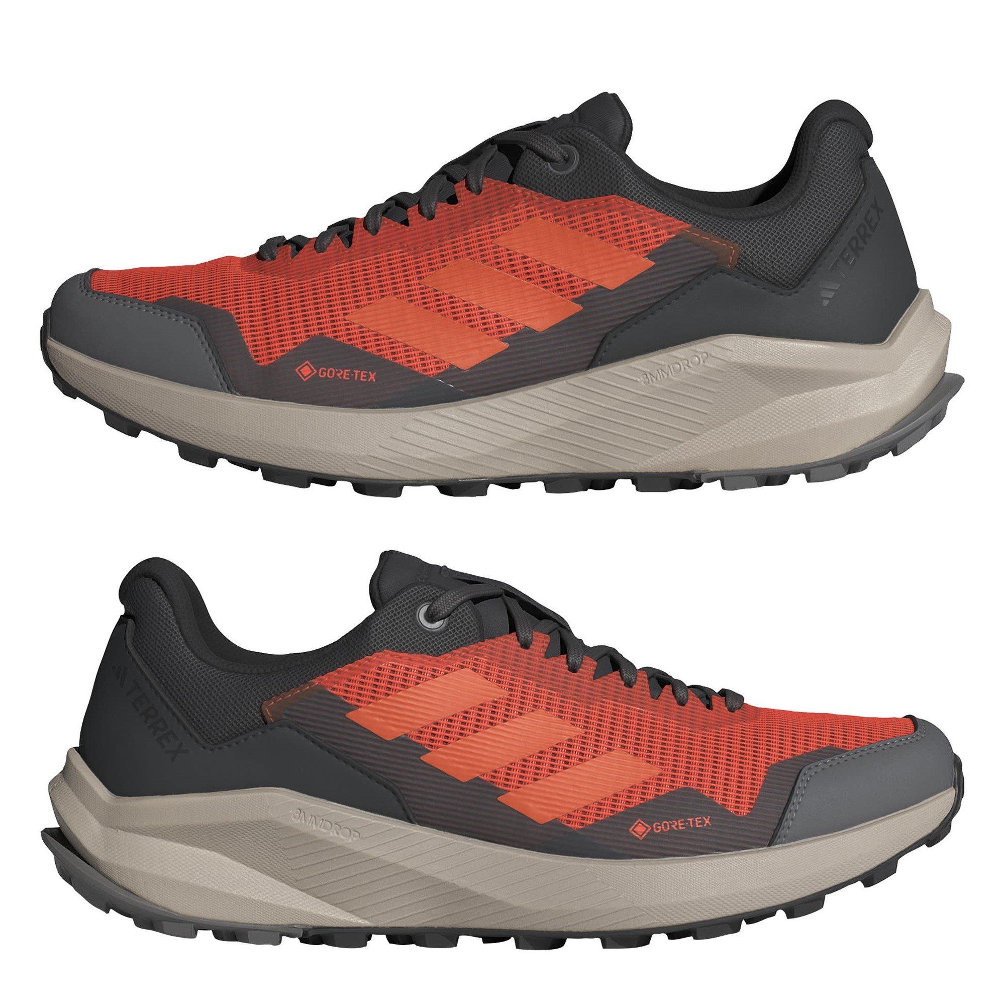Orange/Black - adidas - Terrex Trail Rider Gore-Tex Trail Mens Running Shoes - 9
