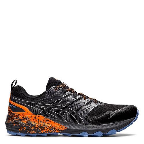 BLACK/PU SILVER - Asics - GEL Trabuco Terra Mens Trail Running Shoes - 1
