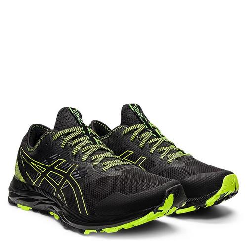 BLACK/HAZ GREEN - Asics - GEL Excite Mens Trail Running Shoes - 5