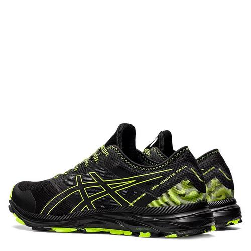 BLACK/HAZ GREEN - Asics - GEL Excite Mens Trail Running Shoes - 6