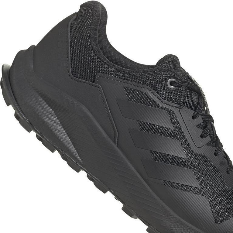 Negro/Gris - adidas - Terrex Trailrider Mens Trail Running Shoes - 8