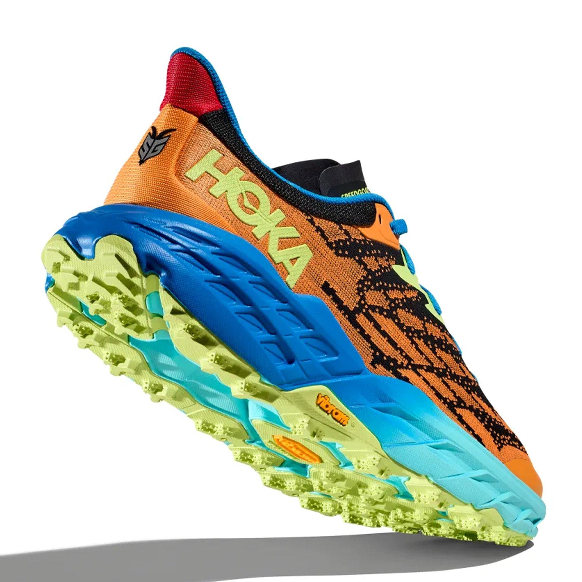 SlarFlre/DvaBlu - Hoka - Speedgoat 5 Mens Trail Running Shoes - 6