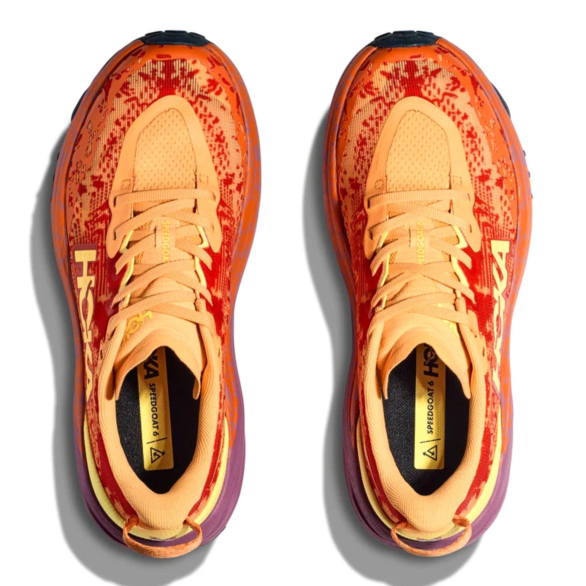 Shrbet/BeetRoot - Hoka - HOKA Speedgoat 6 Wide Mens Trail Running Shoes - 2