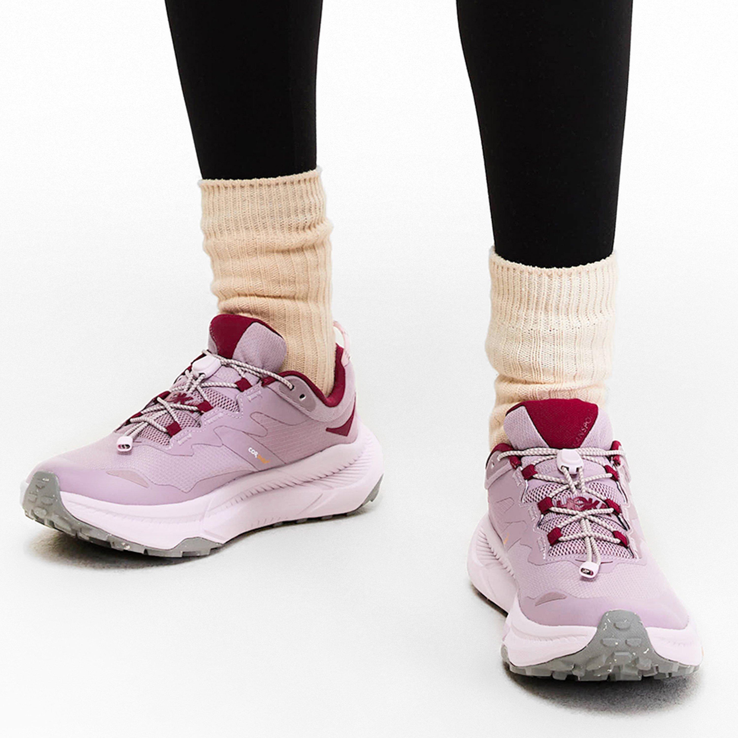 Lilac - Hoka - Women's Transport GTX Off-Road Trail Running Shoes - 3
