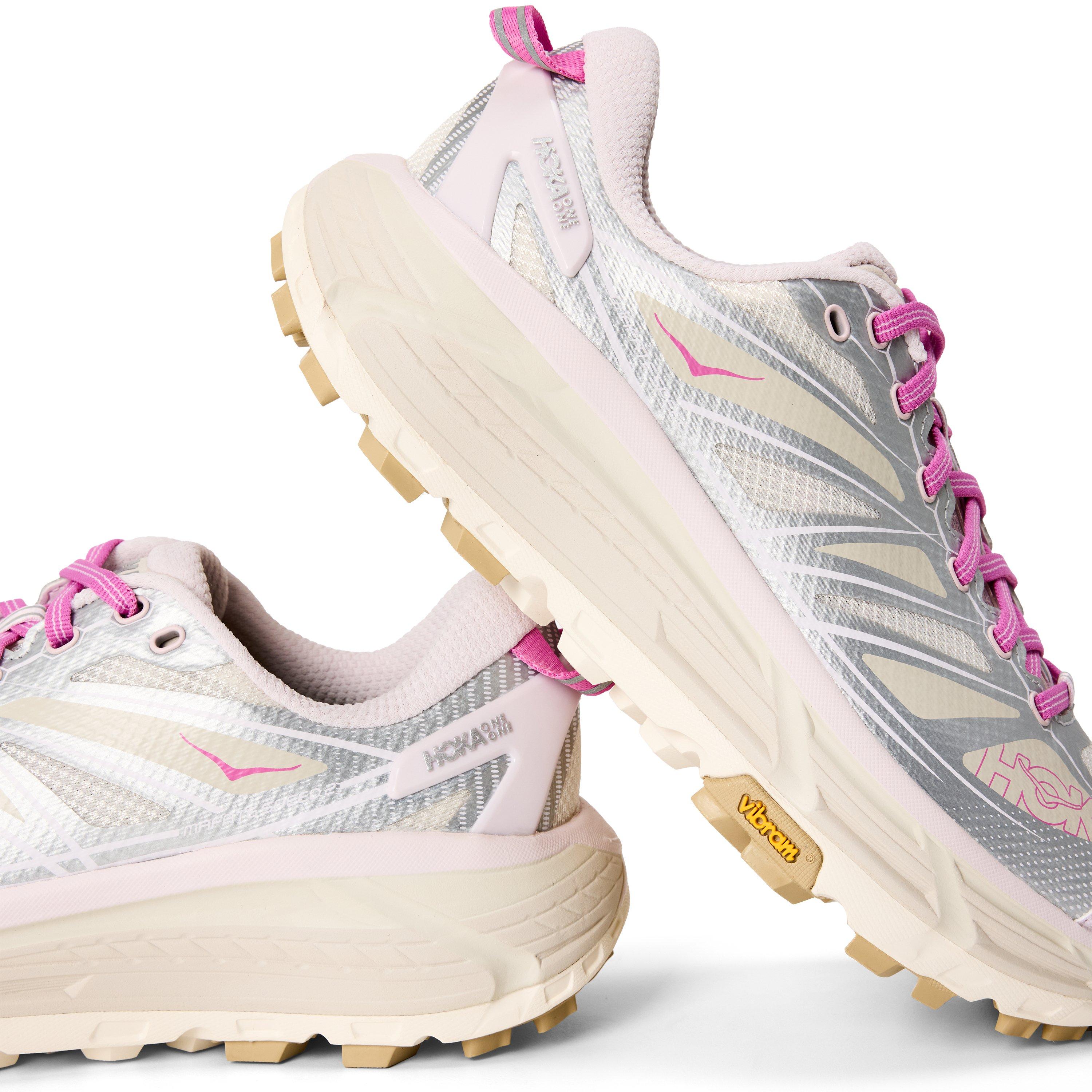 Silver/Lilac - Hoka - Women's Off-Road Trail Running Shoes - 4