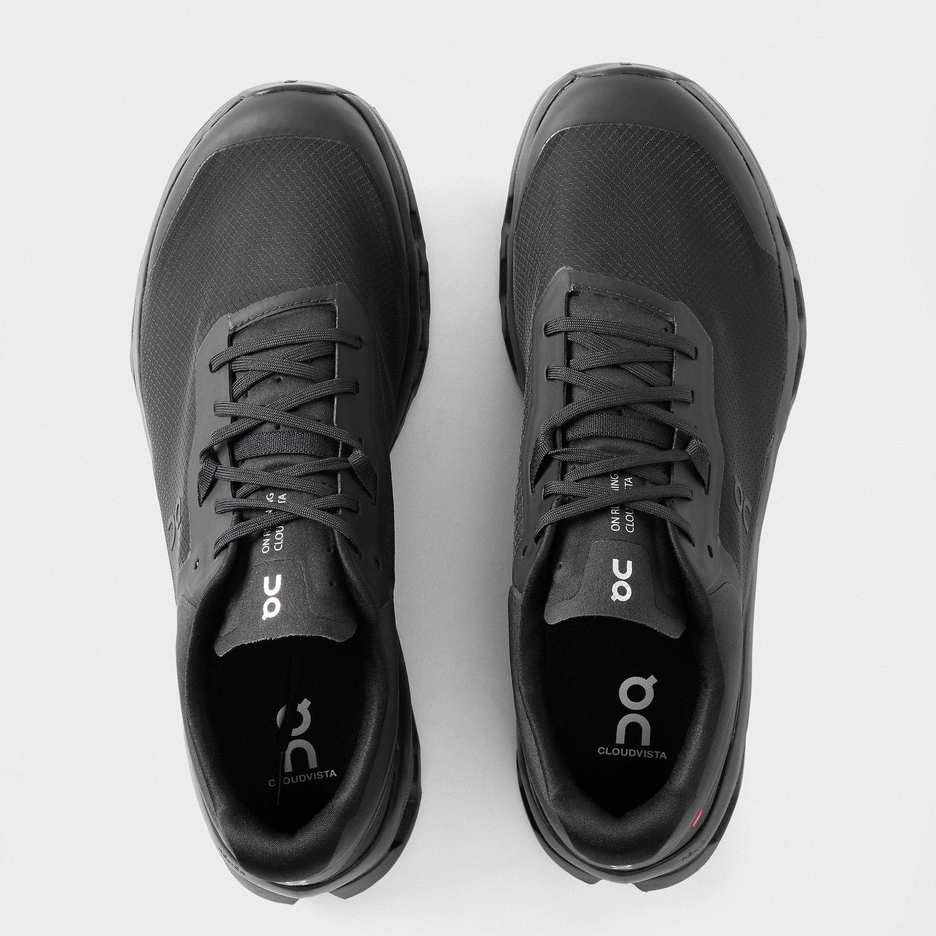 Black Black - On - Men's Cloudvista 2 Off-Road Trail Running Shoes - 5