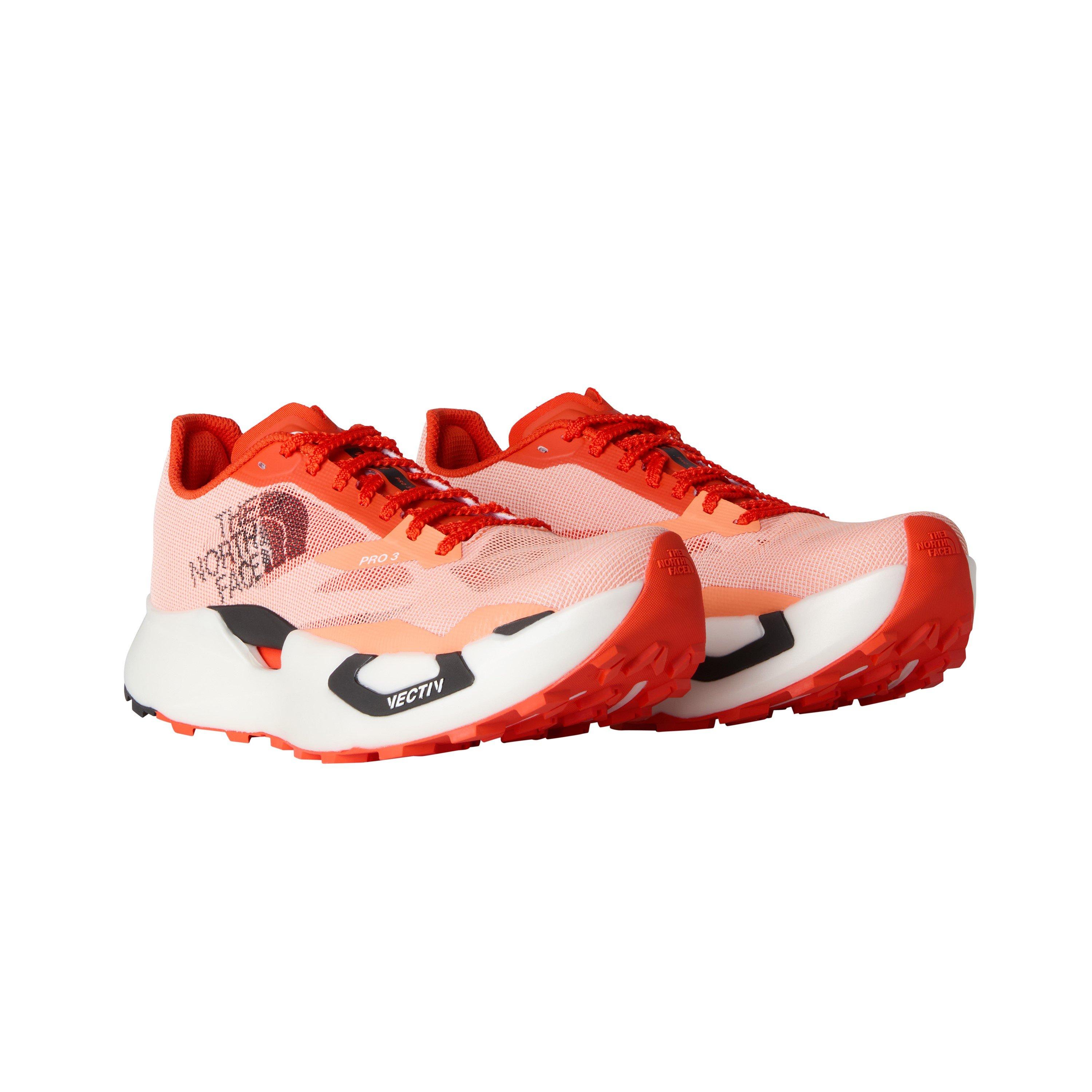 Citrus/Lava - The North Face - Men's Summ Vect Pro Off-Road Trail Running Shoes - 5
