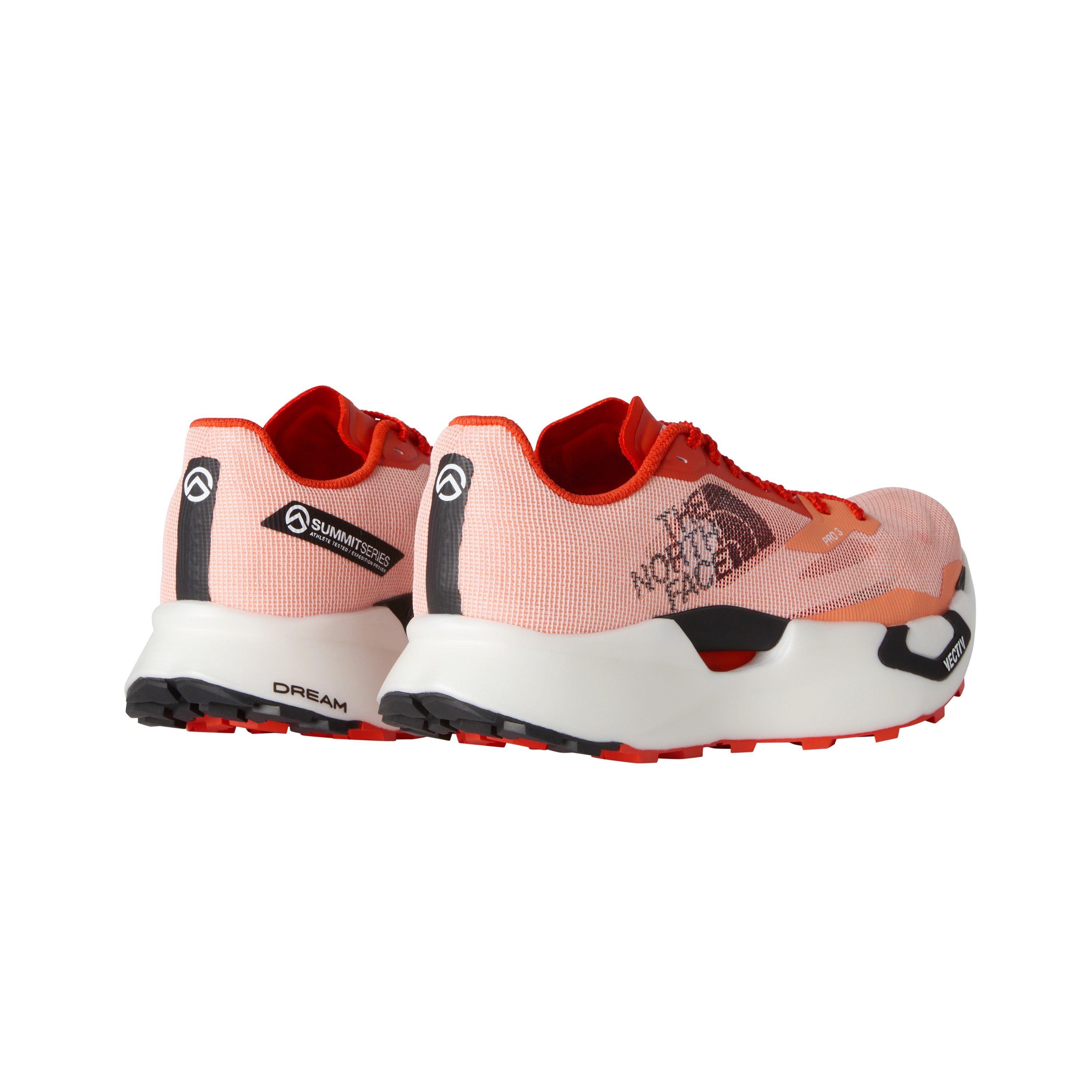 Citrus/Lava - The North Face - Men's Summ Vect Pro Off-Road Trail Running Shoes - 6