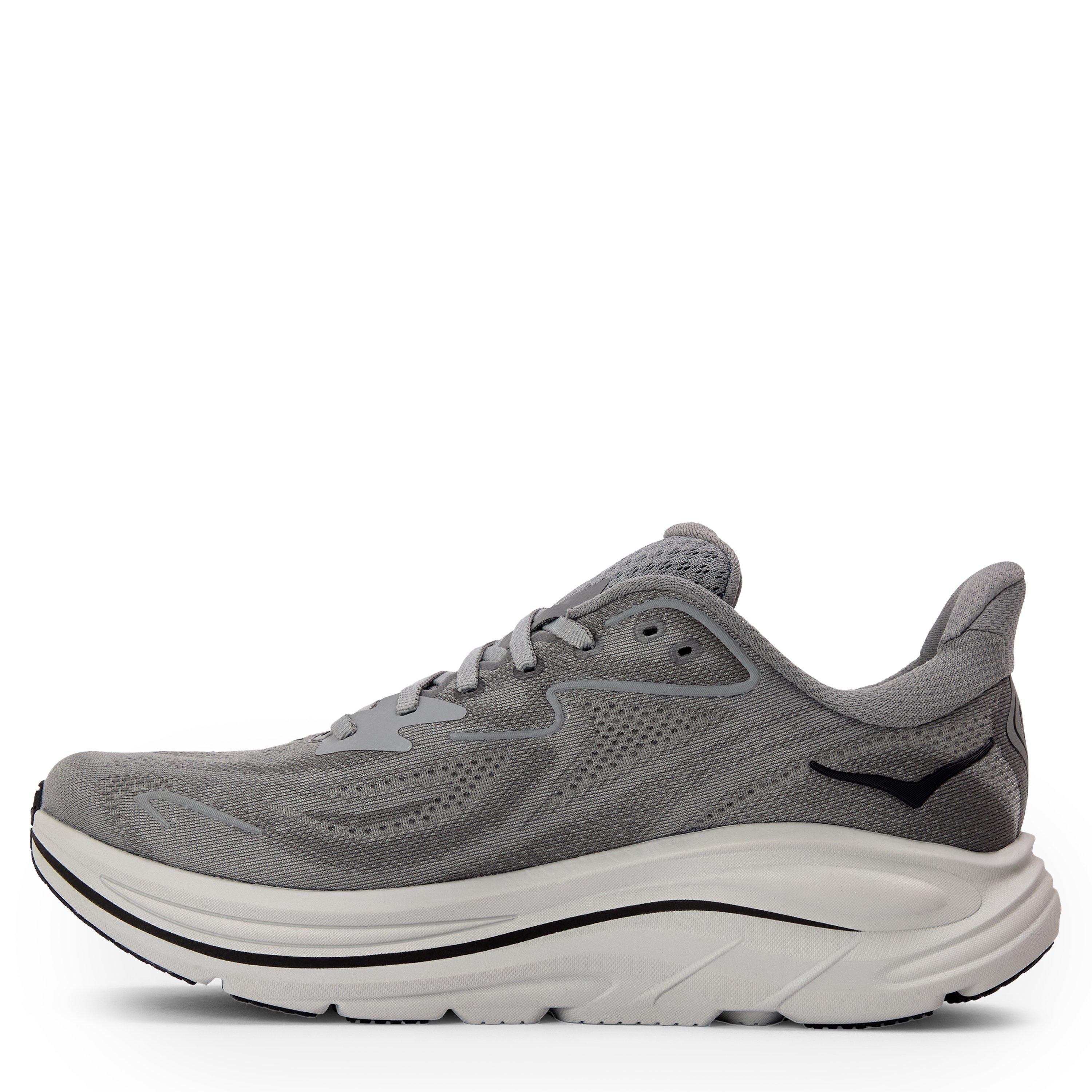 Grey/Asteroid - Hoka - Clifton 10 Running Trainers - 2