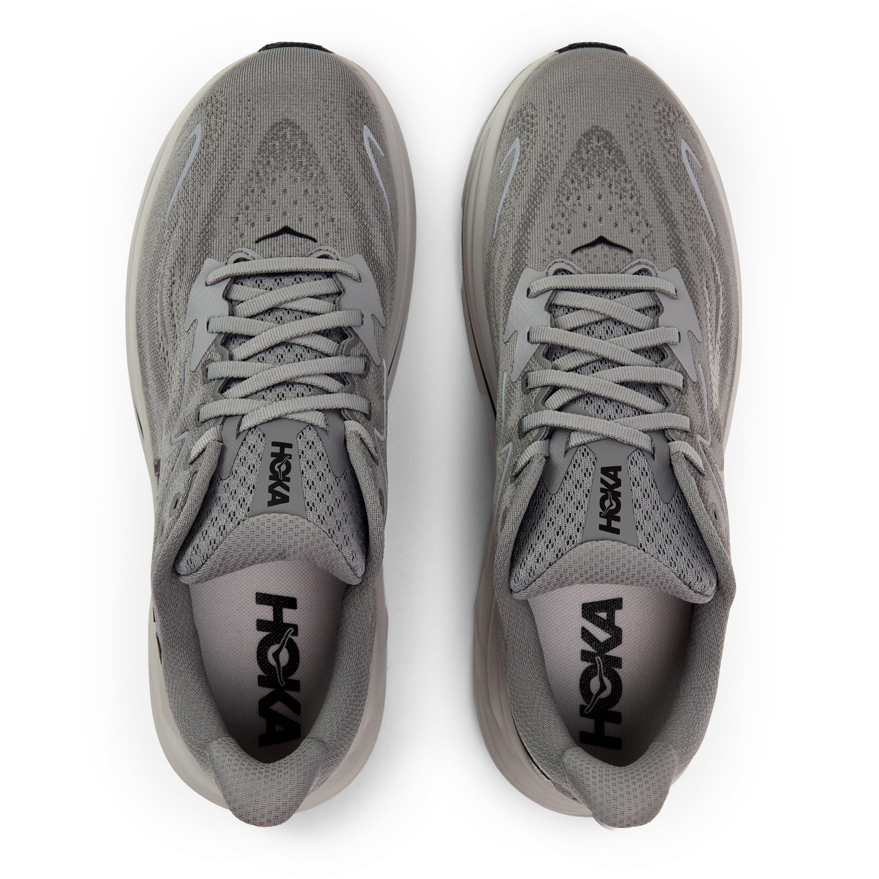 Grey/Asteroid - Hoka - Clifton 10 Running Trainers - 5