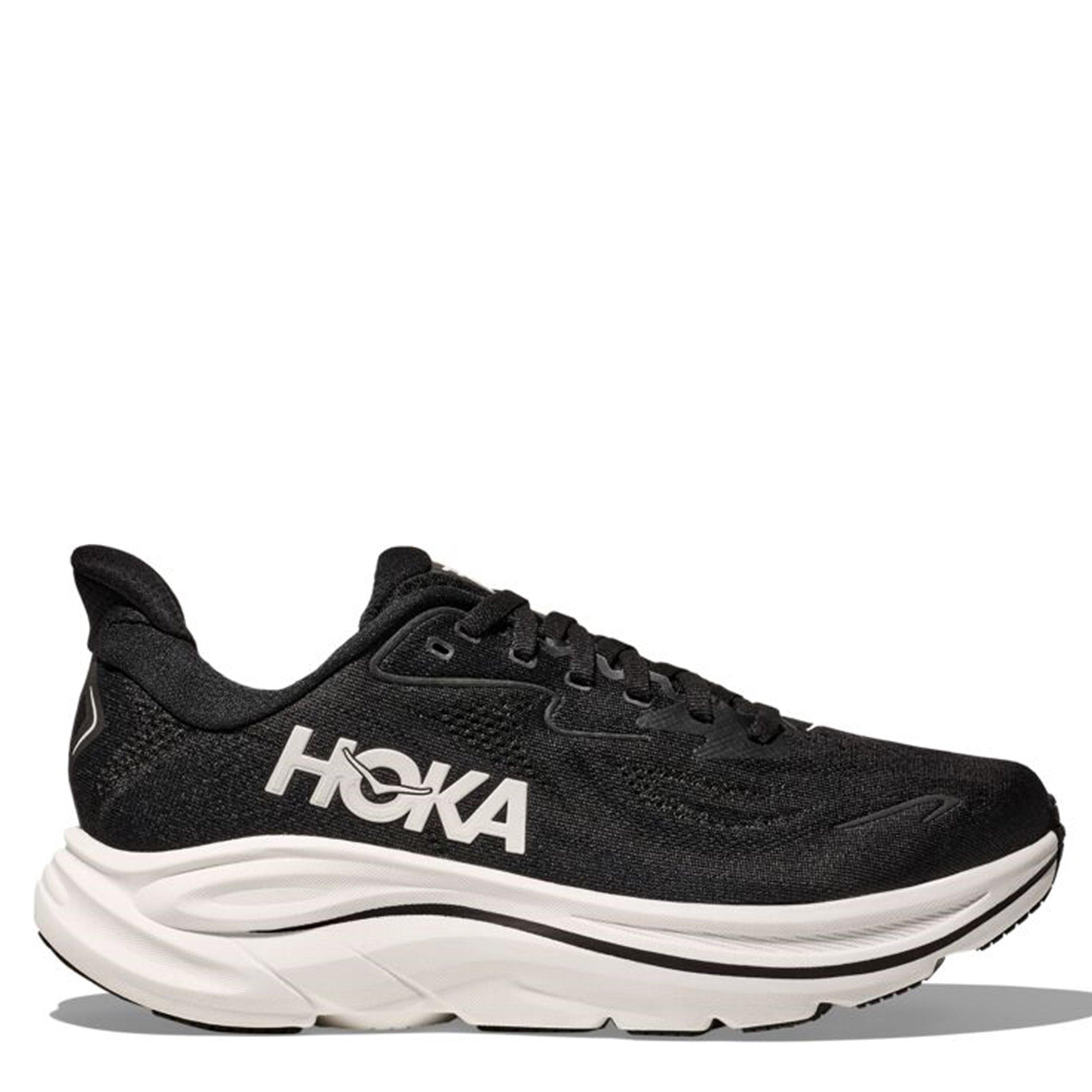 Black/White - Hoka - Clifton 10 Running Trainers - 1