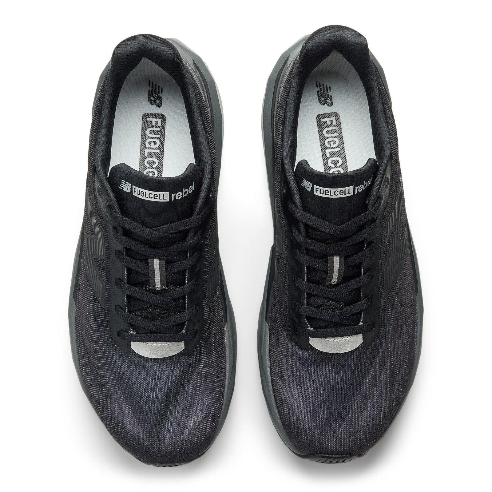 Blk/Castlerock - New Balance - FuelCell Rebel V5 Mens Running Shoes - 3