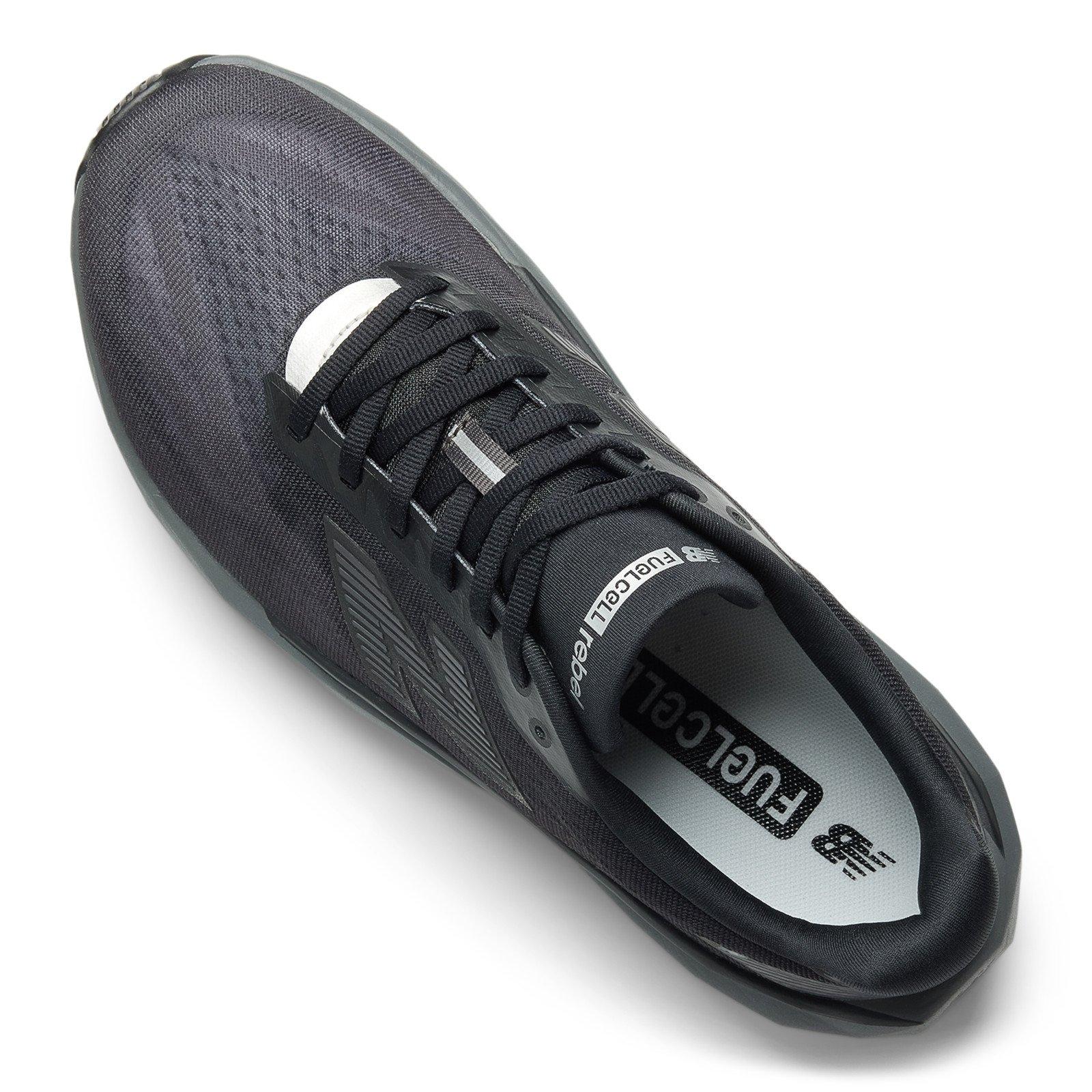 Blk/Castlerock - New Balance - FuelCell Rebel V5 Mens Running Shoes - 8