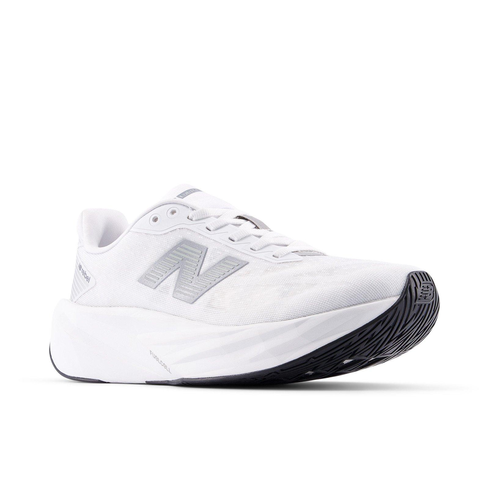 Wht/Silver - New Balance - FuelCell Rebel V5 Womens Running Shoes - 7