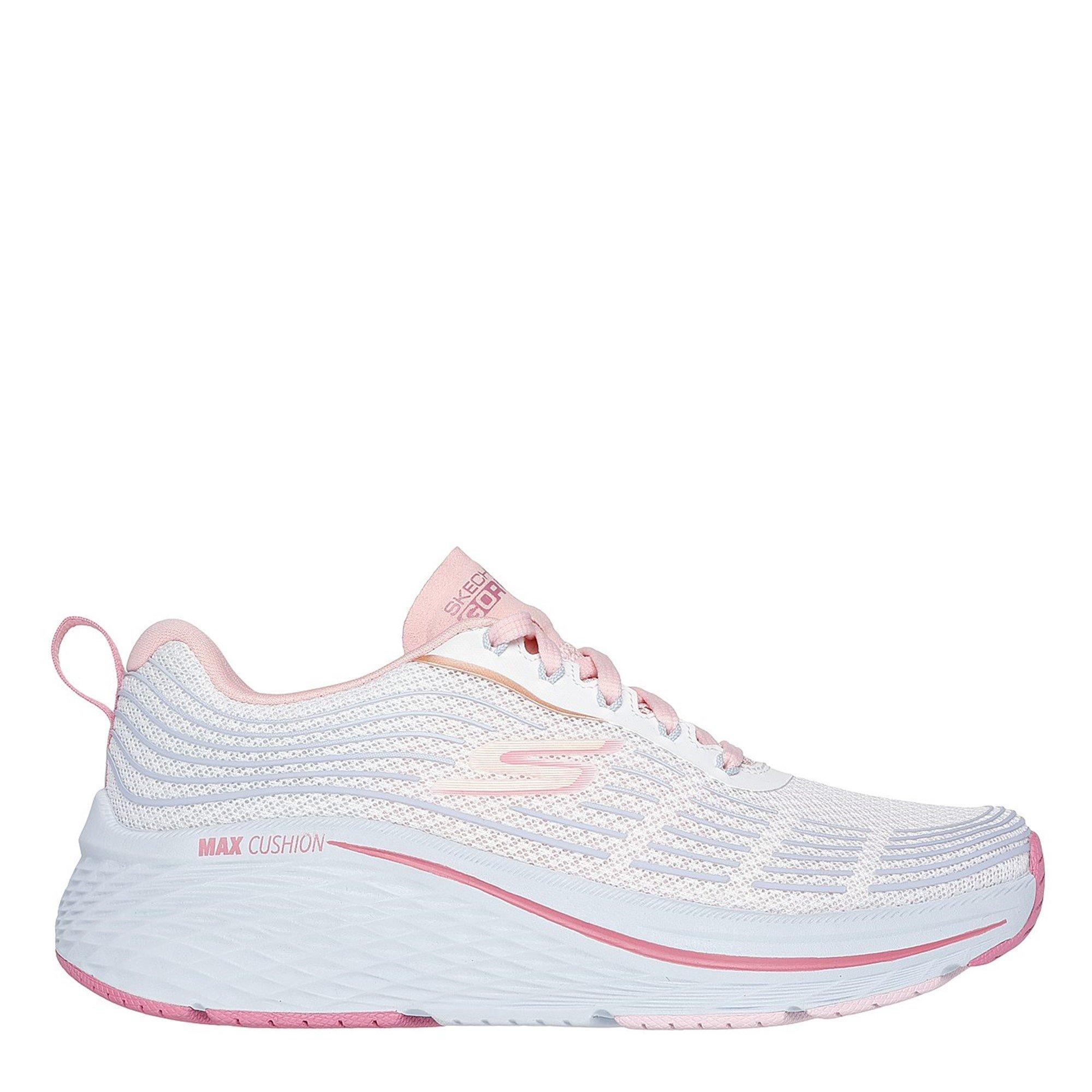 Wht Tex/Bl/Pk - Skechers - Max Cushioning Elite Alaura Runners - 3
