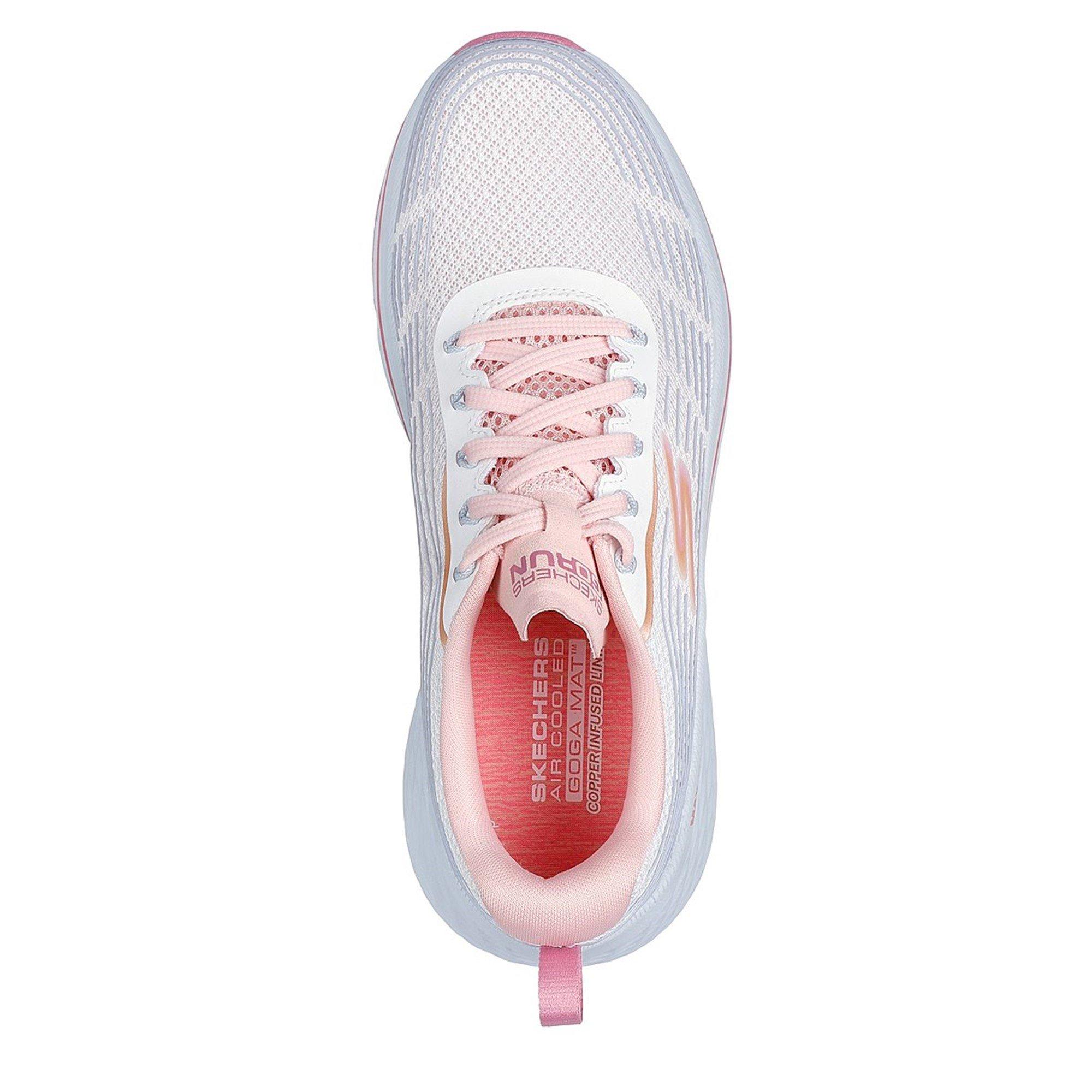 Wht Tex/Bl/Pk - Skechers - Max Cushioning Elite Alaura Runners - 5