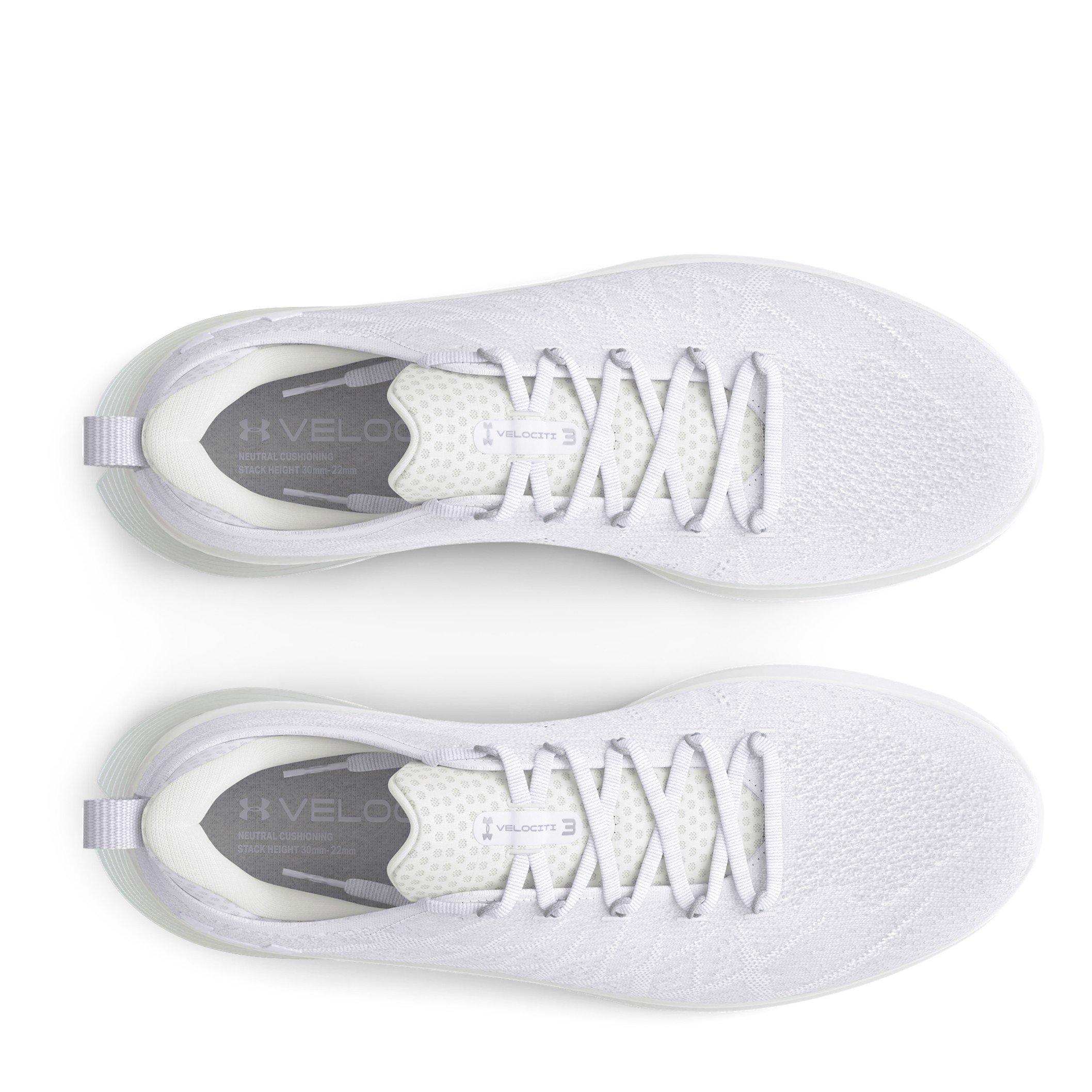 Weiß - Under Armour - Under Armour Ua W Velociti 3 Road Running Shoes Womens - 4