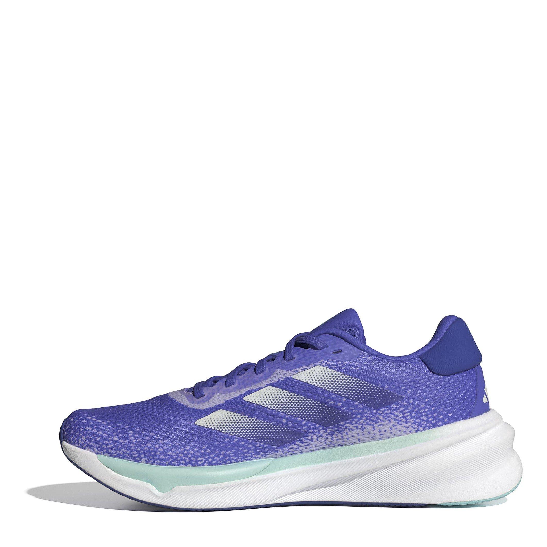 CBlue/Zero/Purp - adidas - Supernova Stride Womens Running Shoes - 2