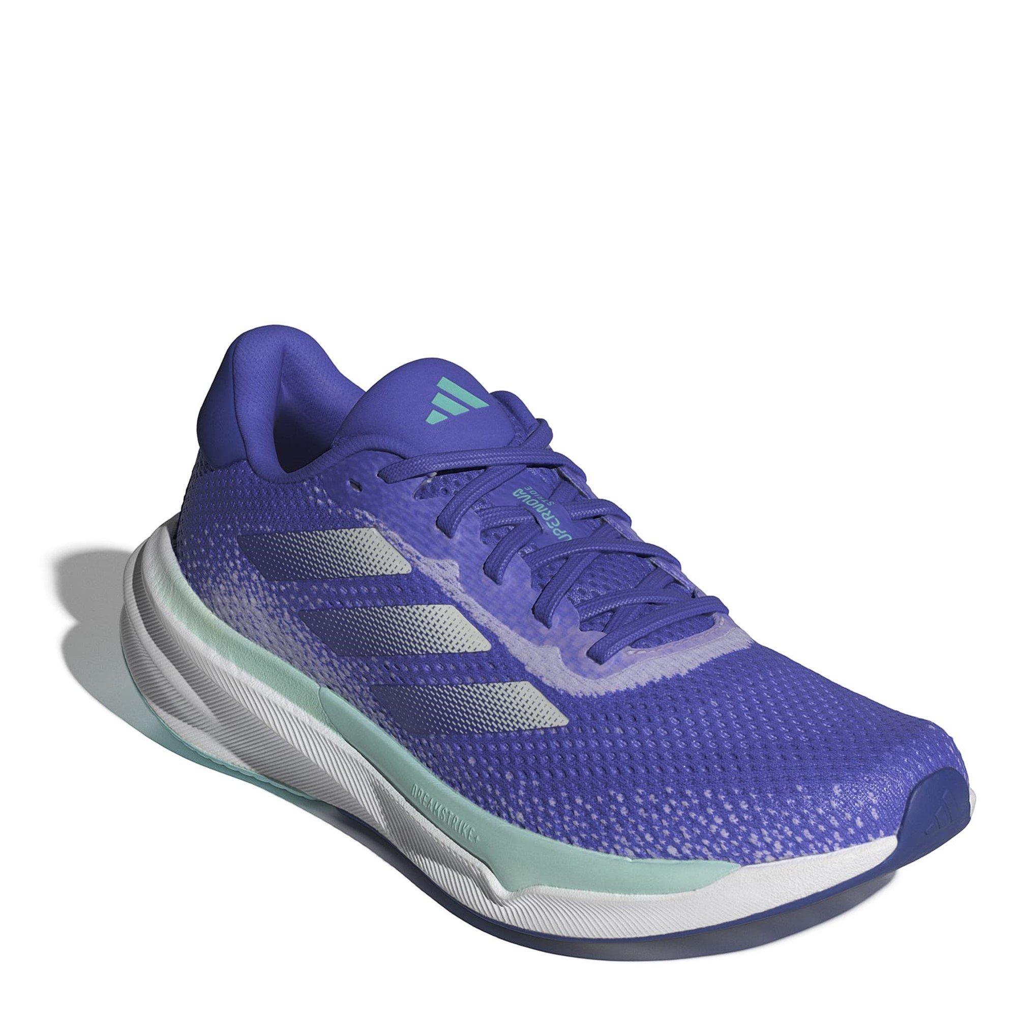 CBlue/Zero/Purp - adidas - Supernova Stride Womens Running Shoes - 3