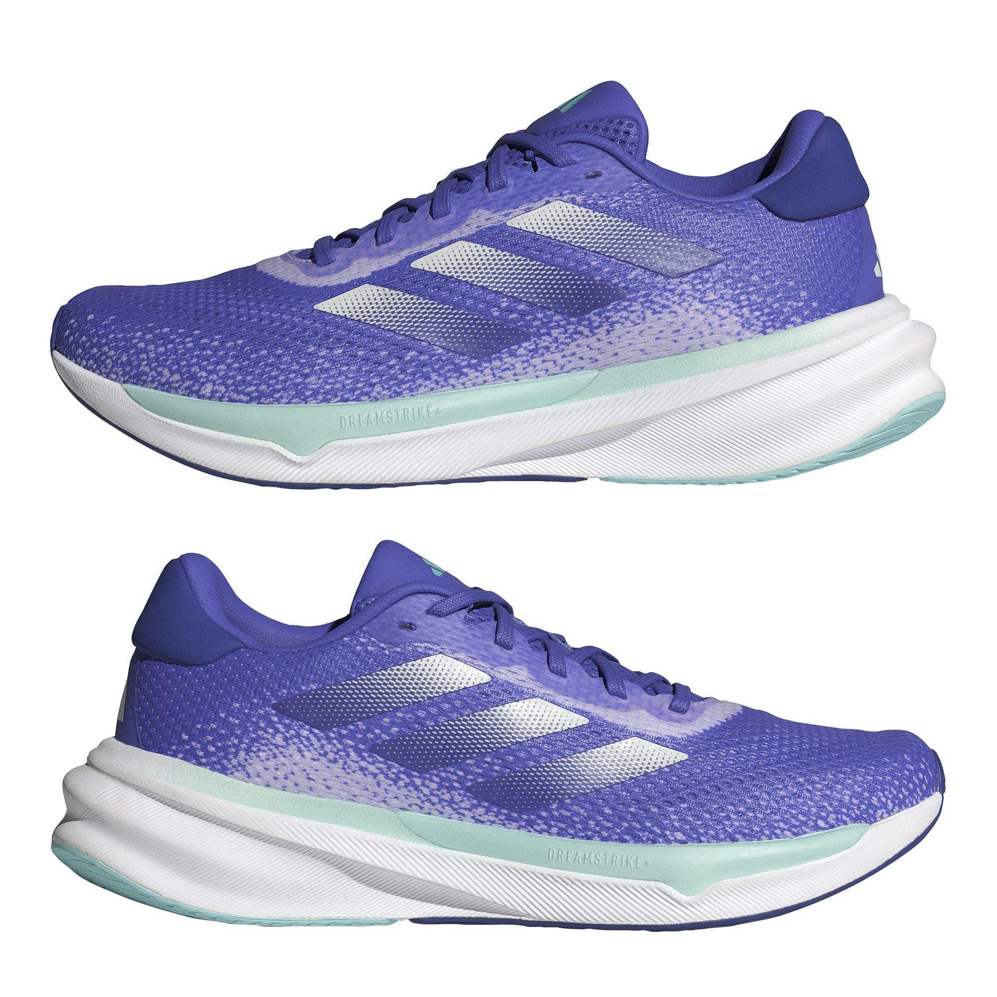CBlue/Zero/Purp - adidas - Supernova Stride Womens Running Shoes - 9
