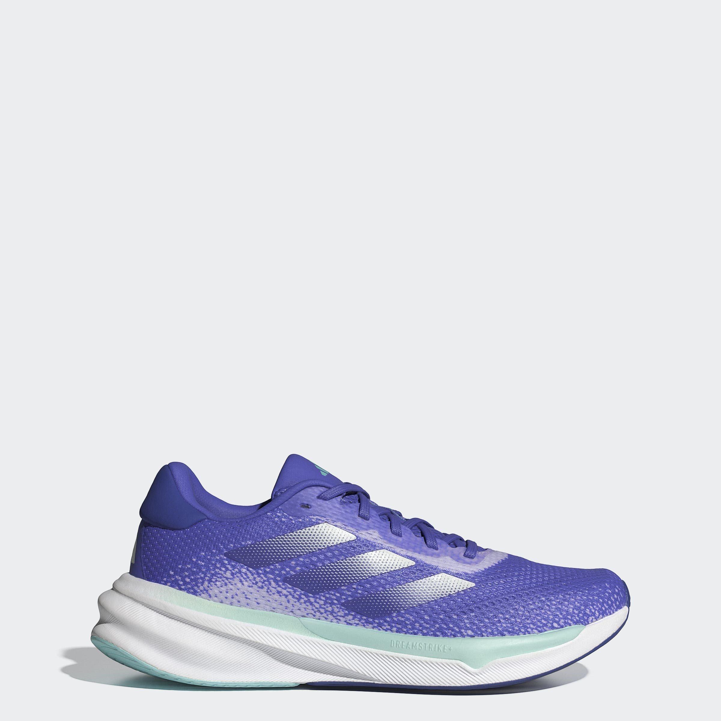 CBlue/Zero/Purp - adidas - Supernova Stride Womens Running Shoes - 10