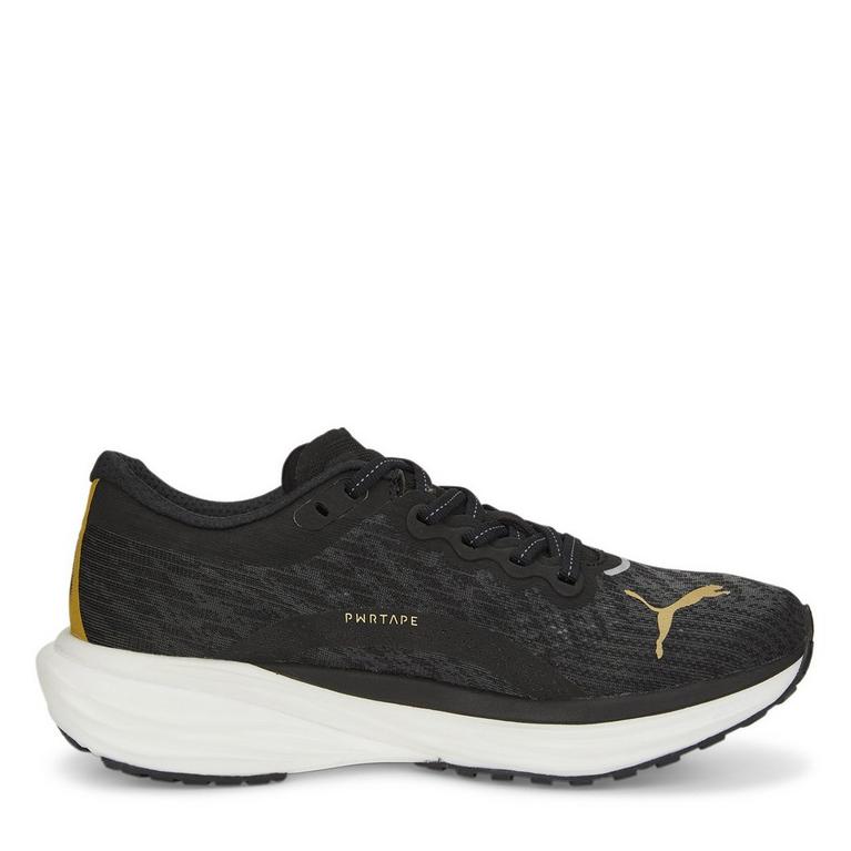 Schwarz/Gold - Puma - Deviate Nitro 2 Women's Running Shoes - 4